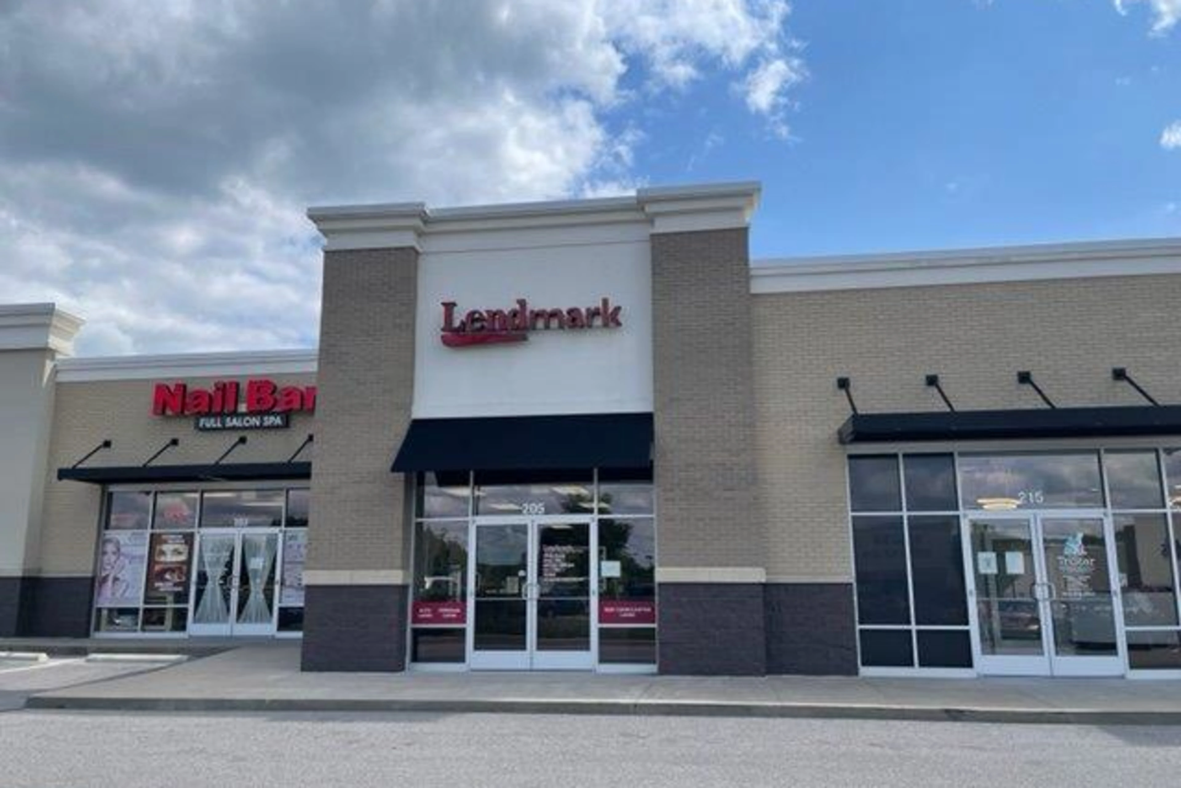 Exterior view of the branch location.