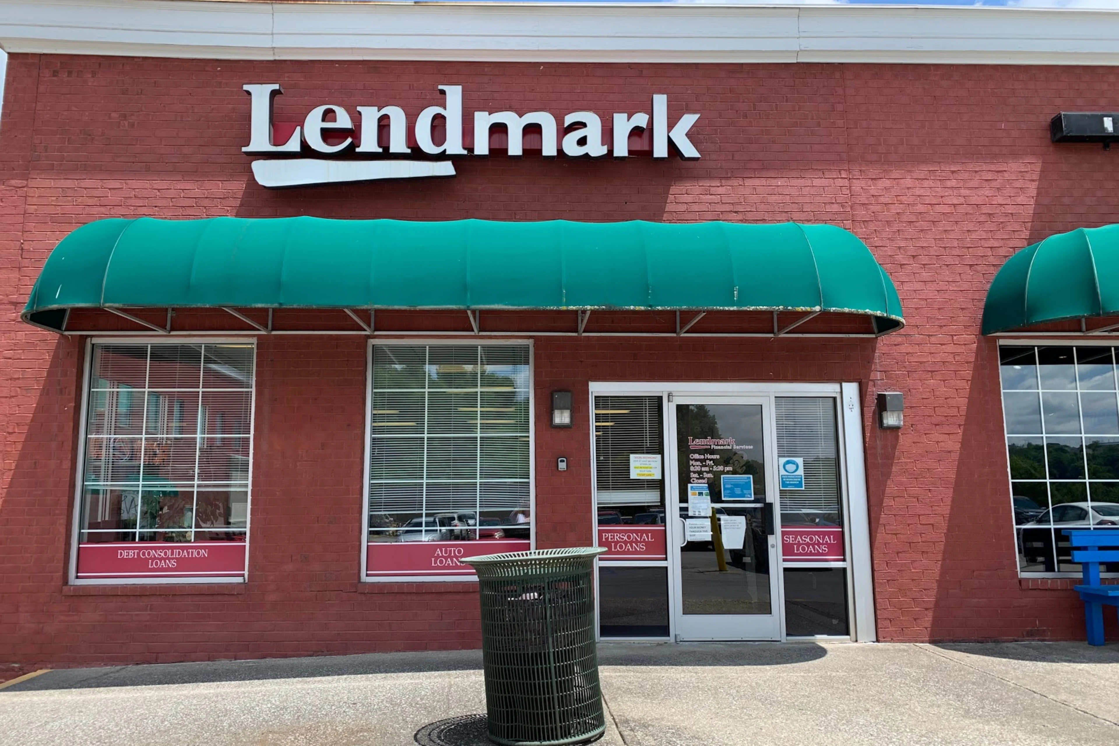 Exterior view of the branch location.