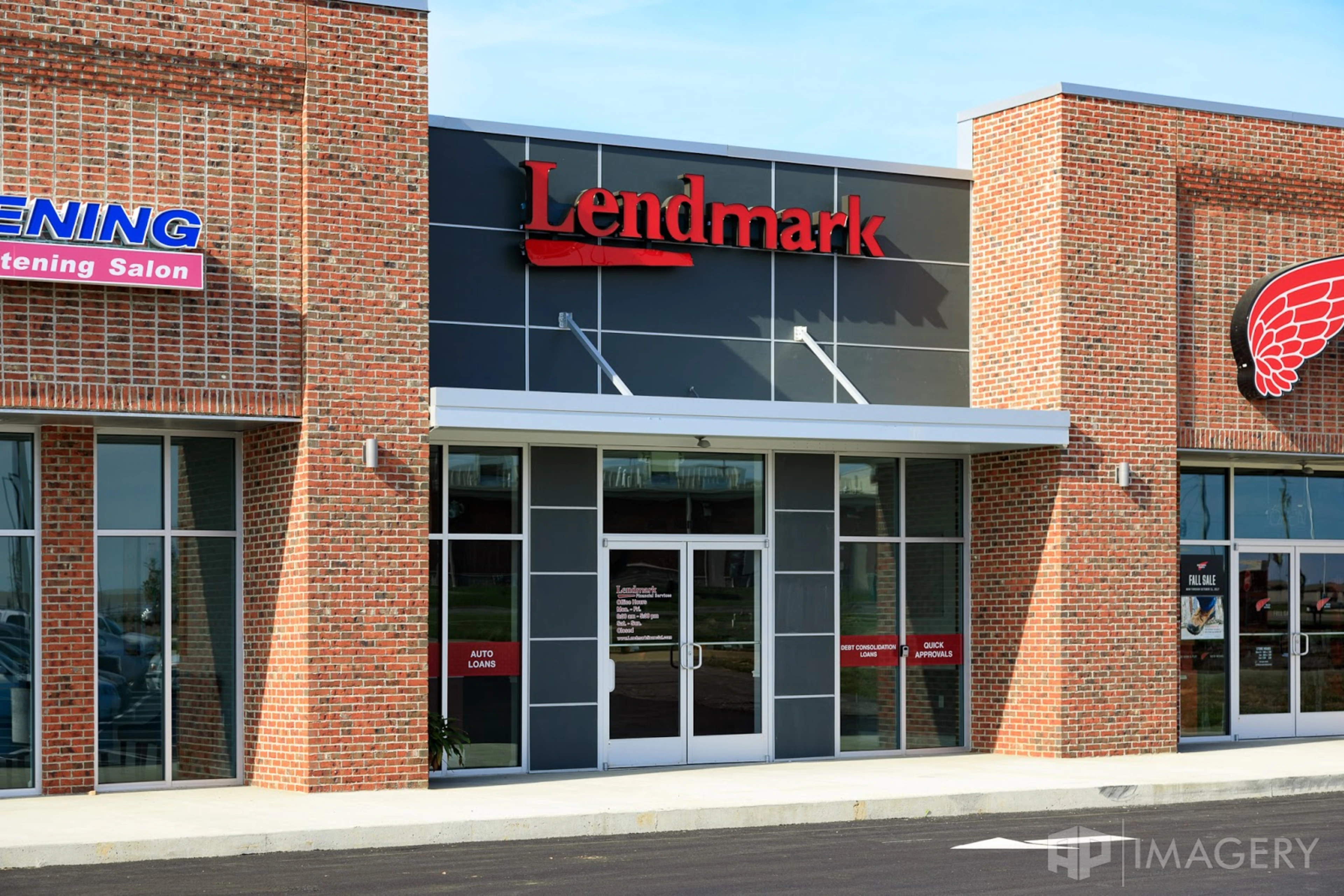 Exterior view of the branch location.