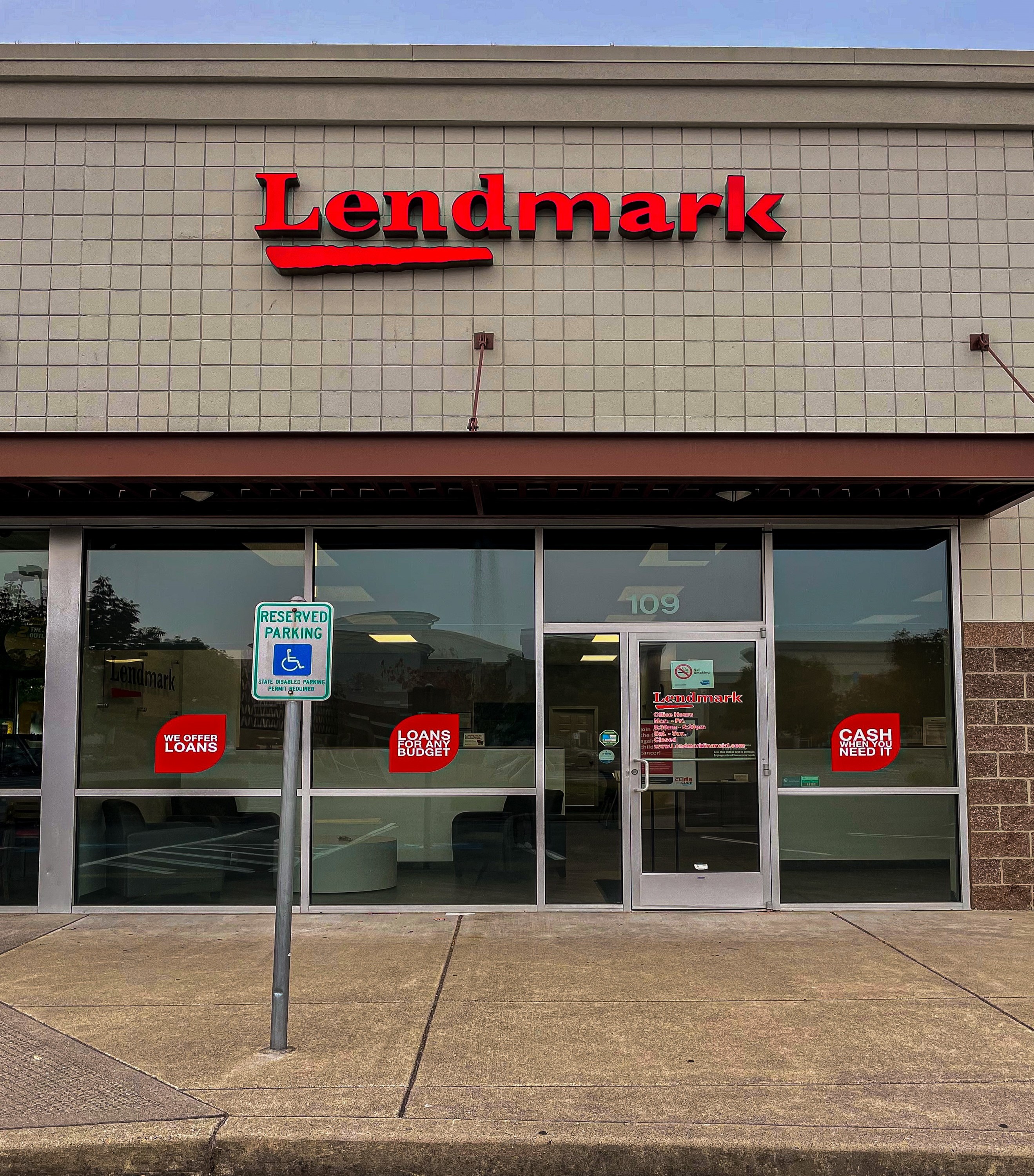 Exterior view of the branch location.