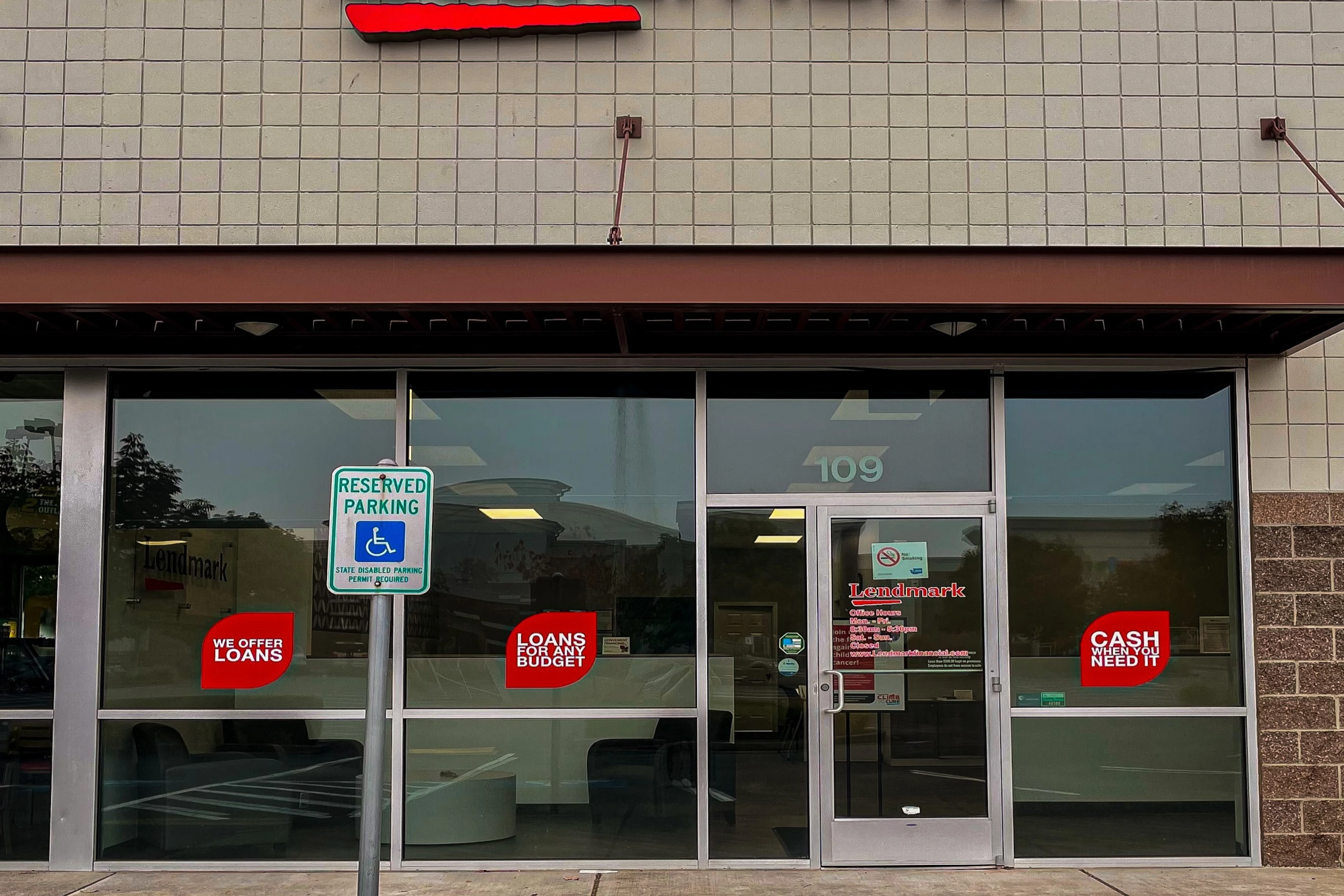 Exterior view of the branch location.