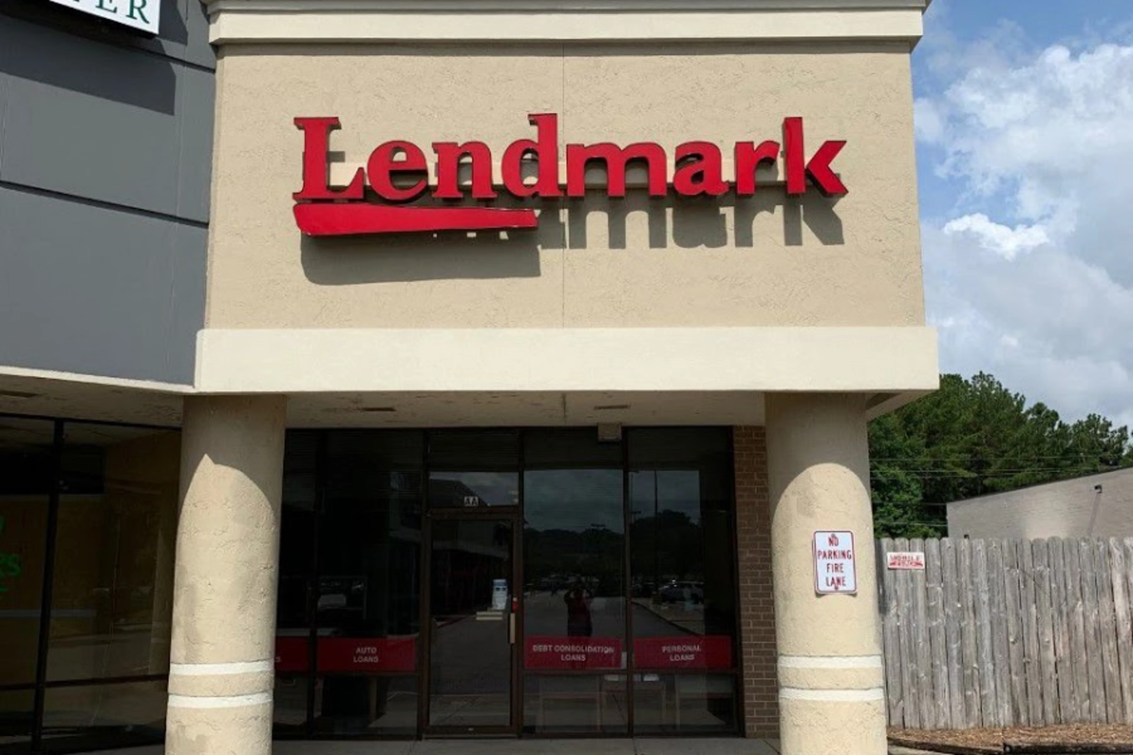 Exterior view of the branch location.