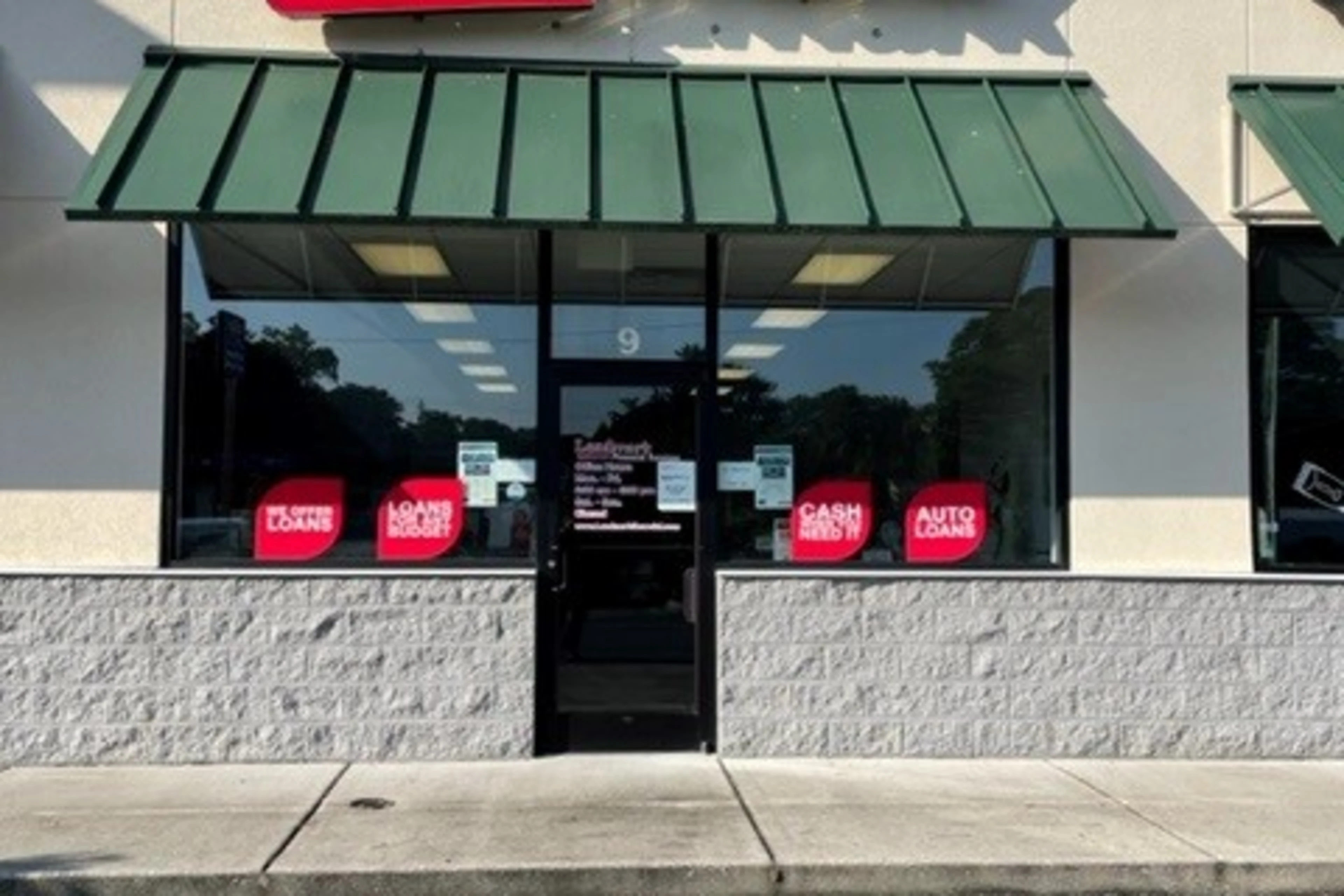 Exterior view of the branch location.