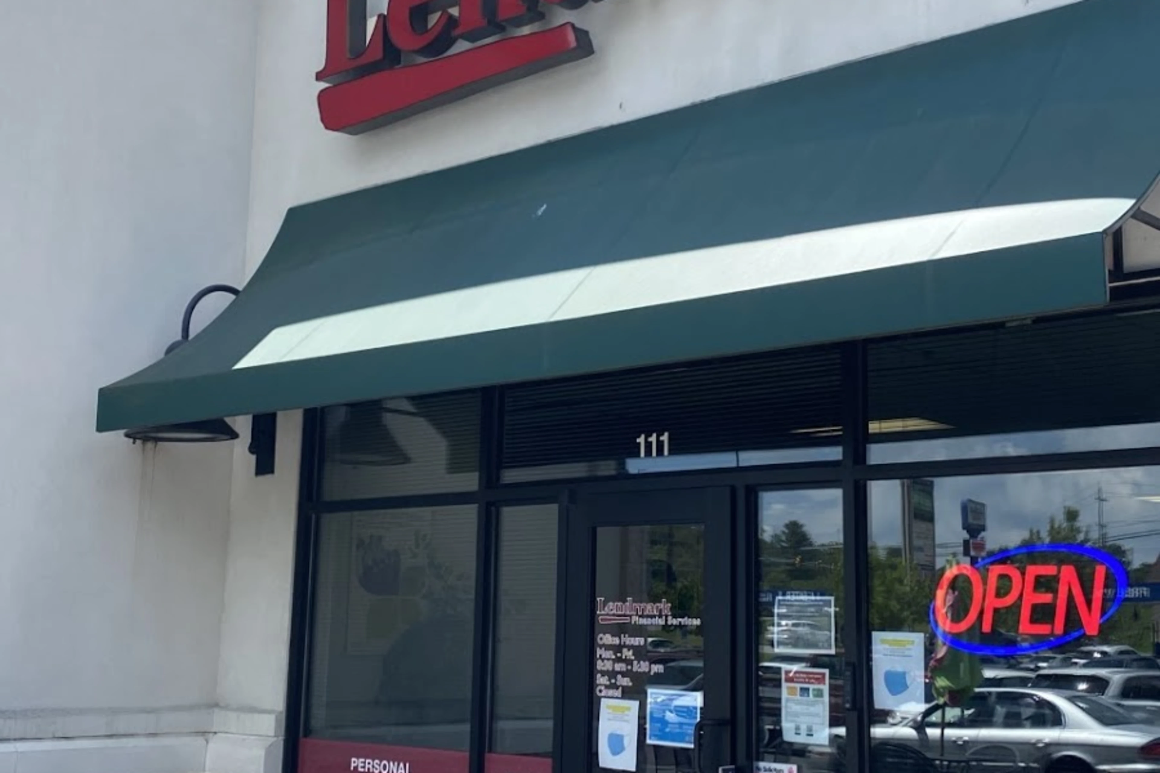 Exterior view of the branch location.