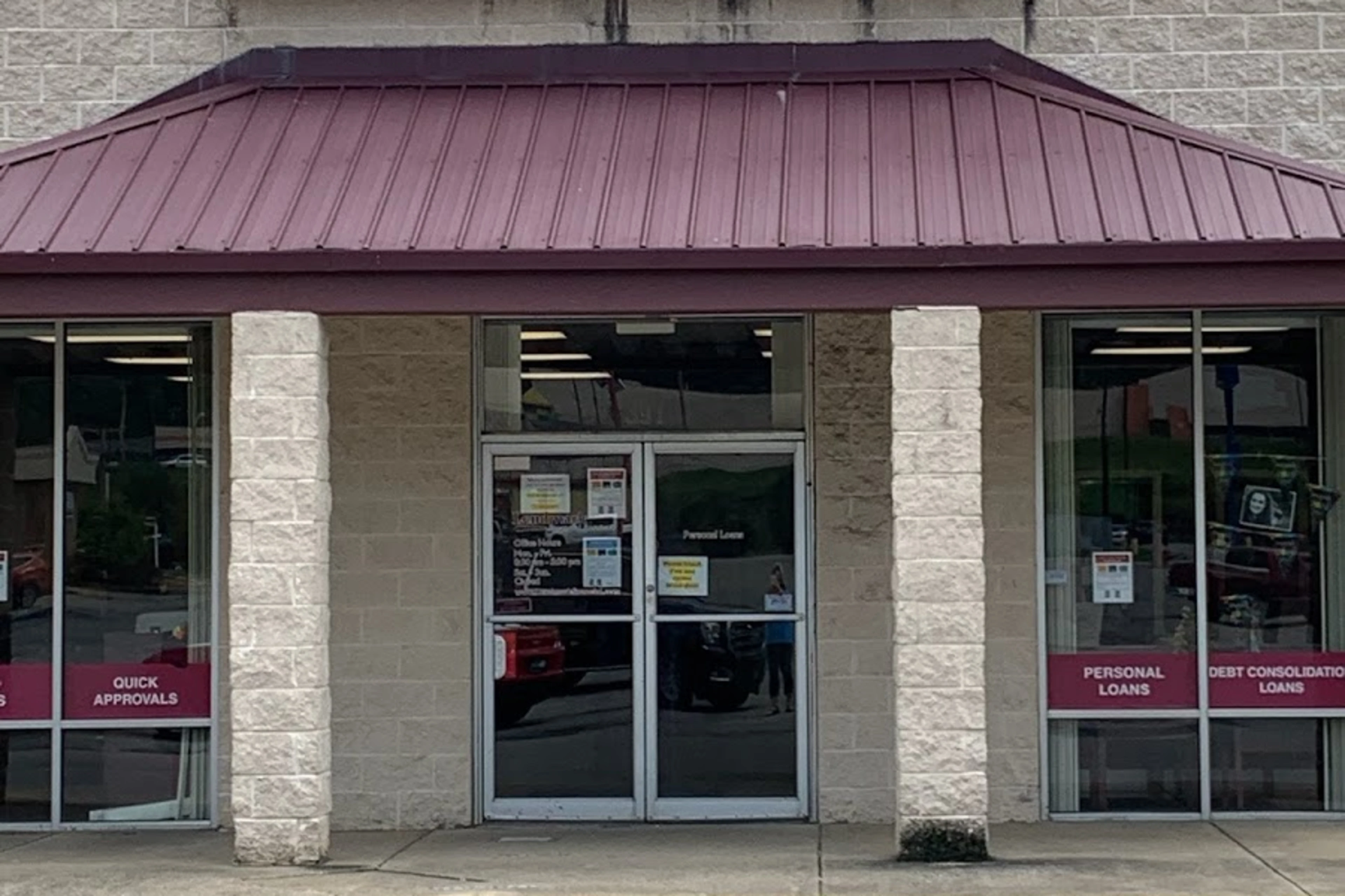Exterior view of the branch location.