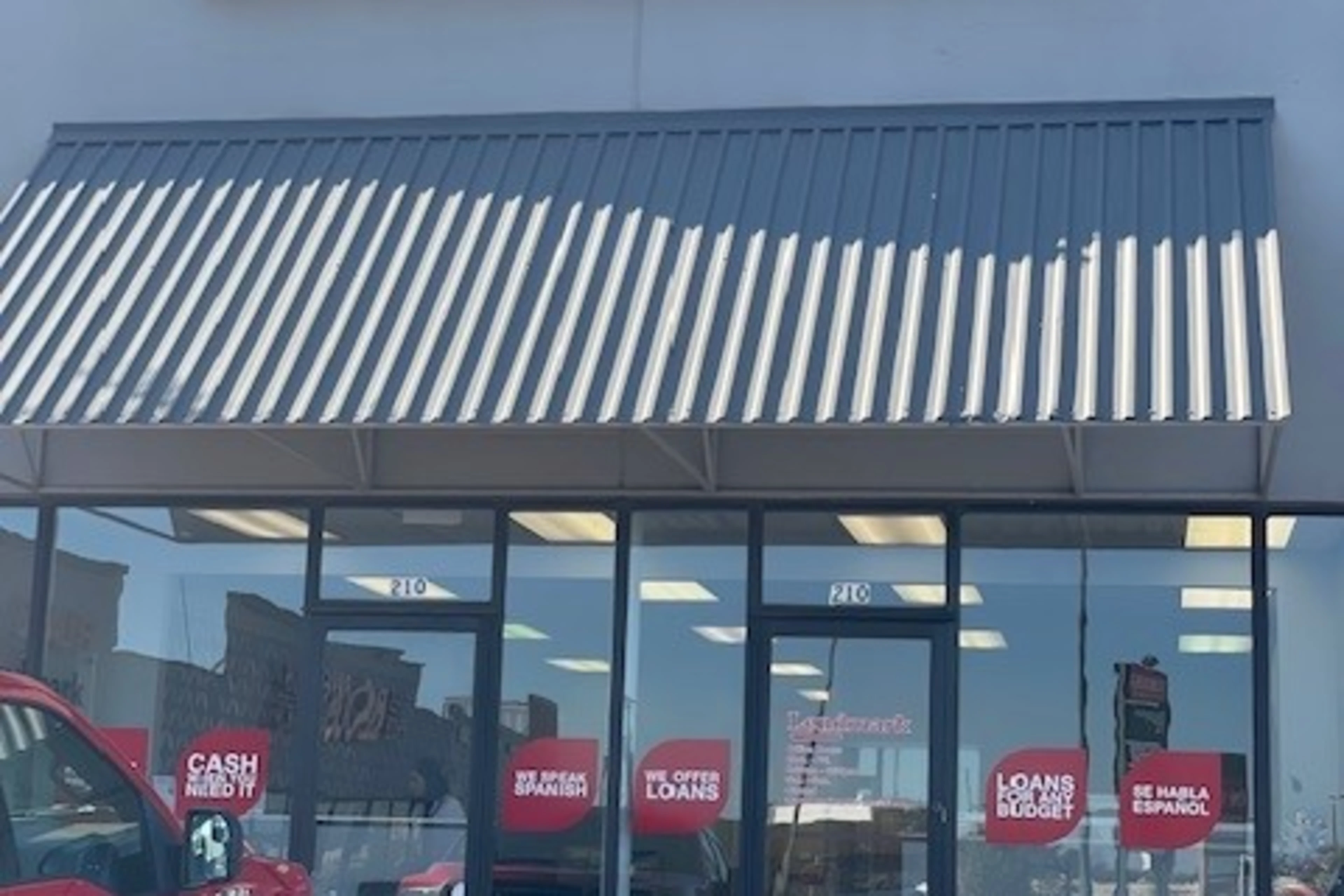 Exterior view of the branch location.