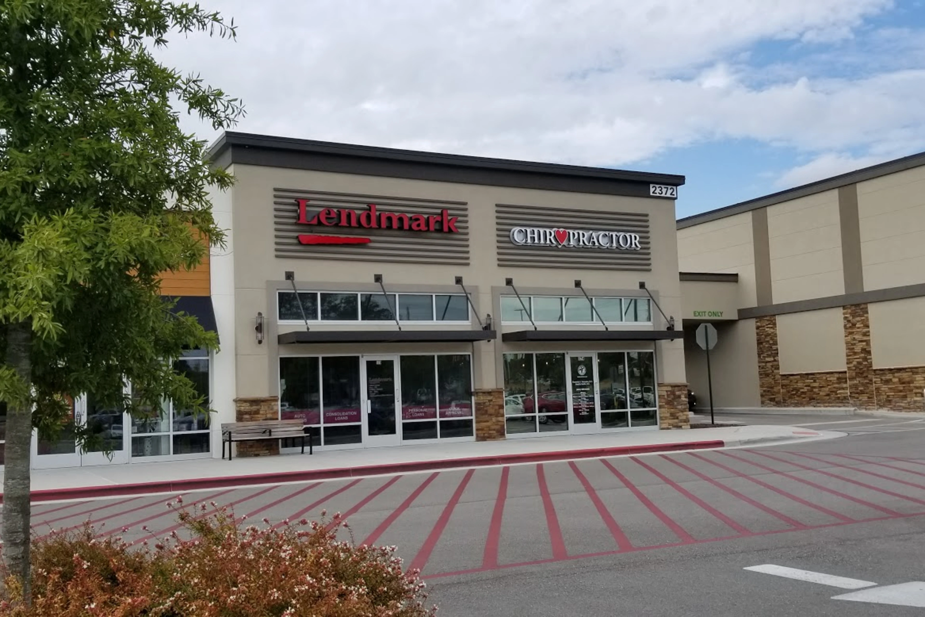 Exterior view of the branch location.