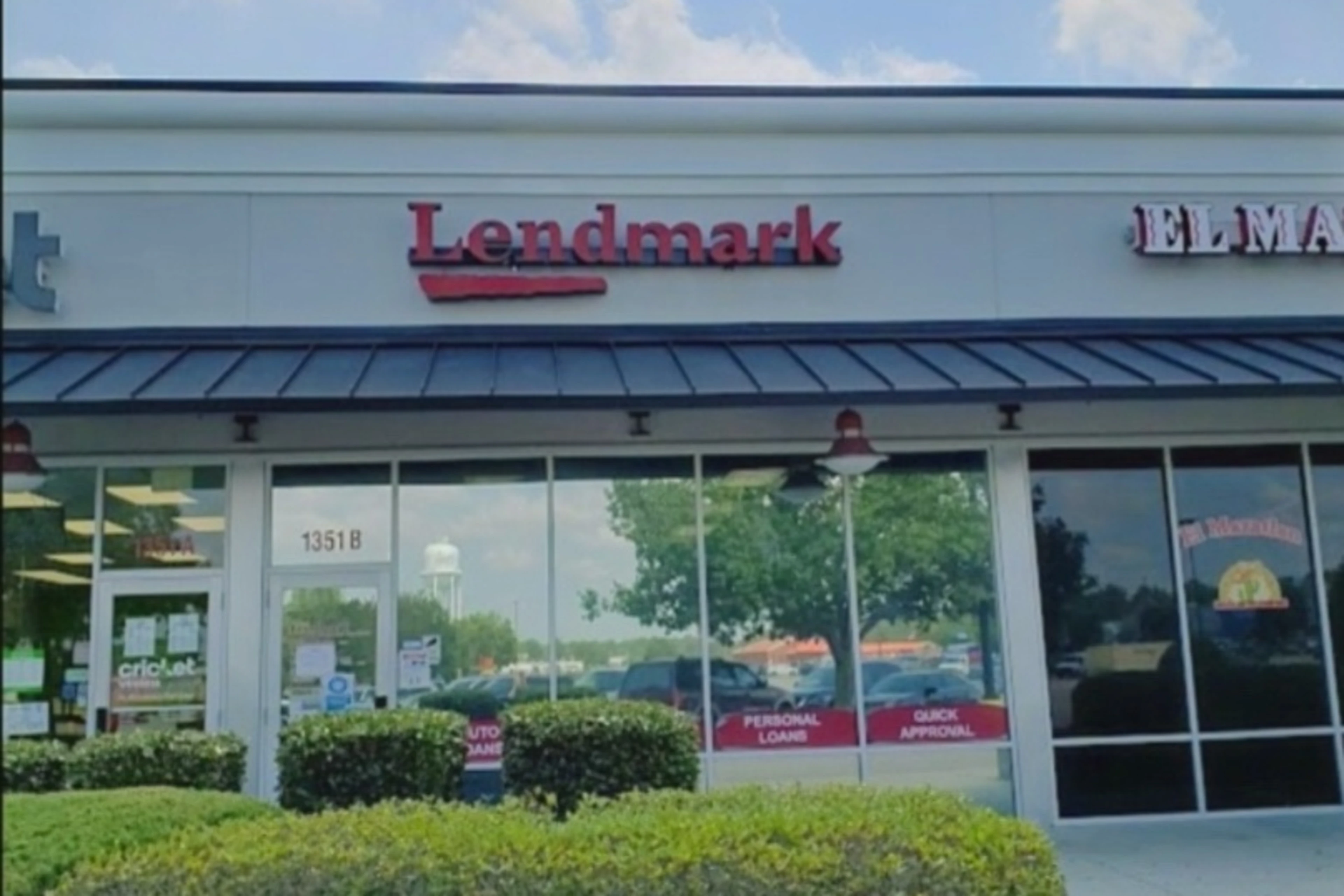 Exterior view of the branch location.