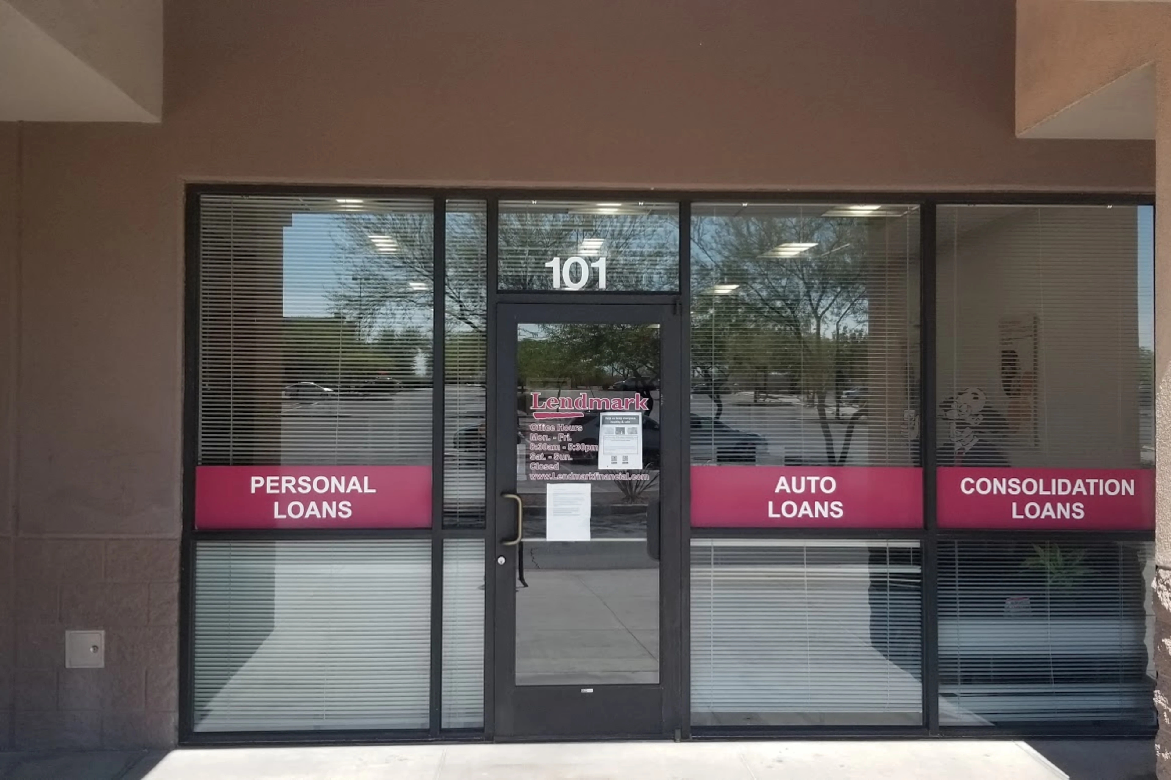 Exterior view of the branch location.