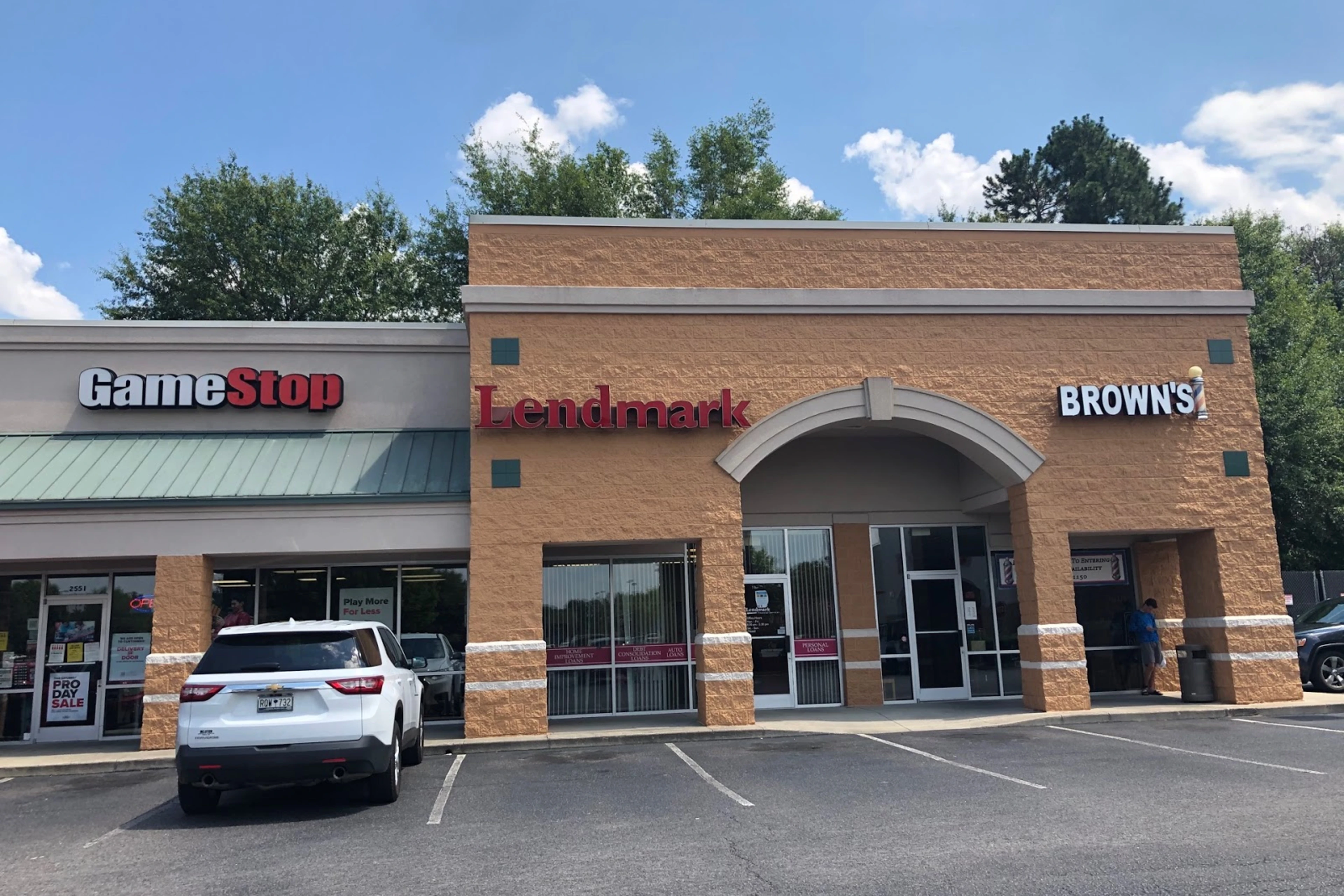 Exterior view of the branch location.