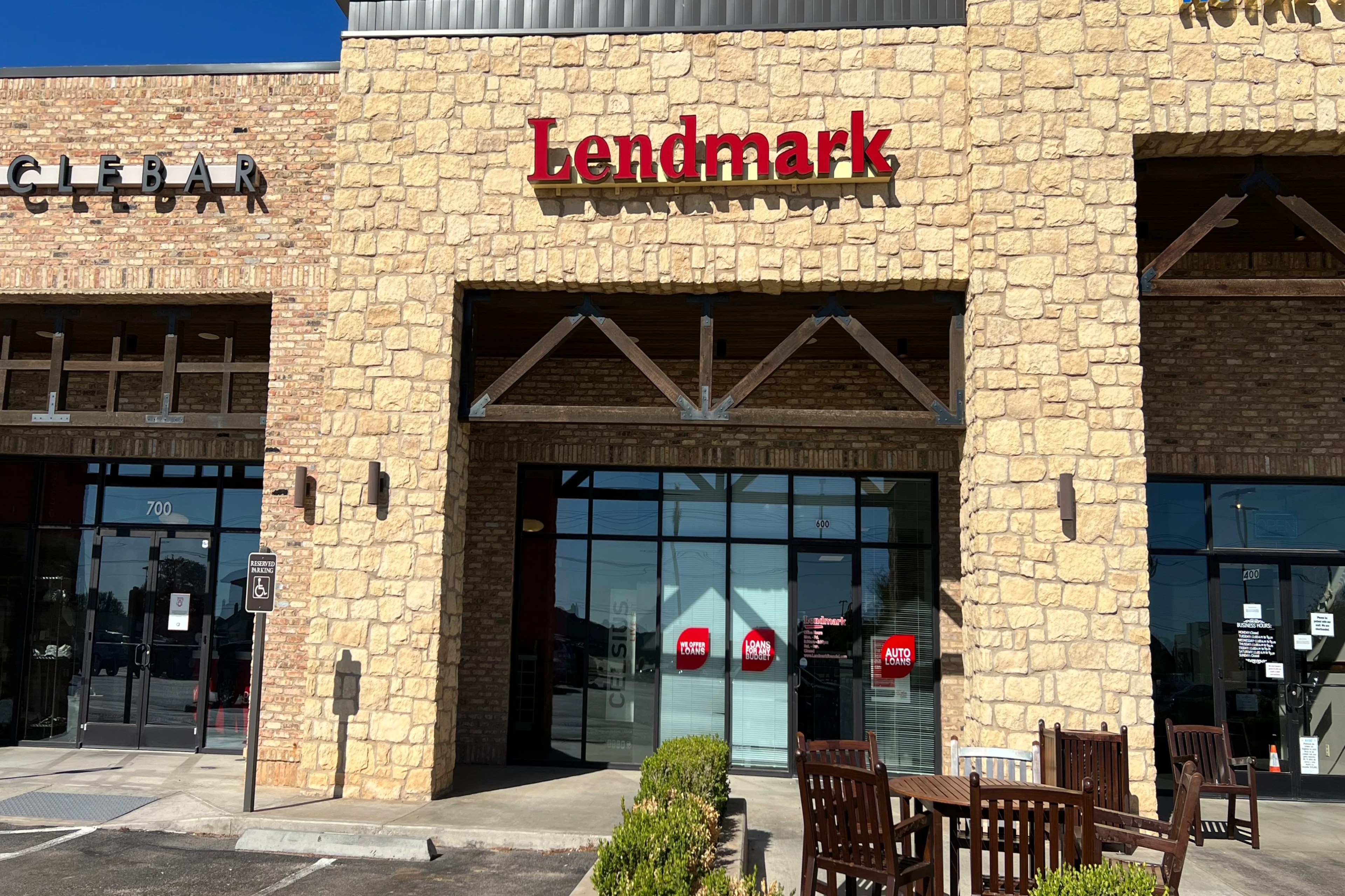 Exterior view of the branch location.