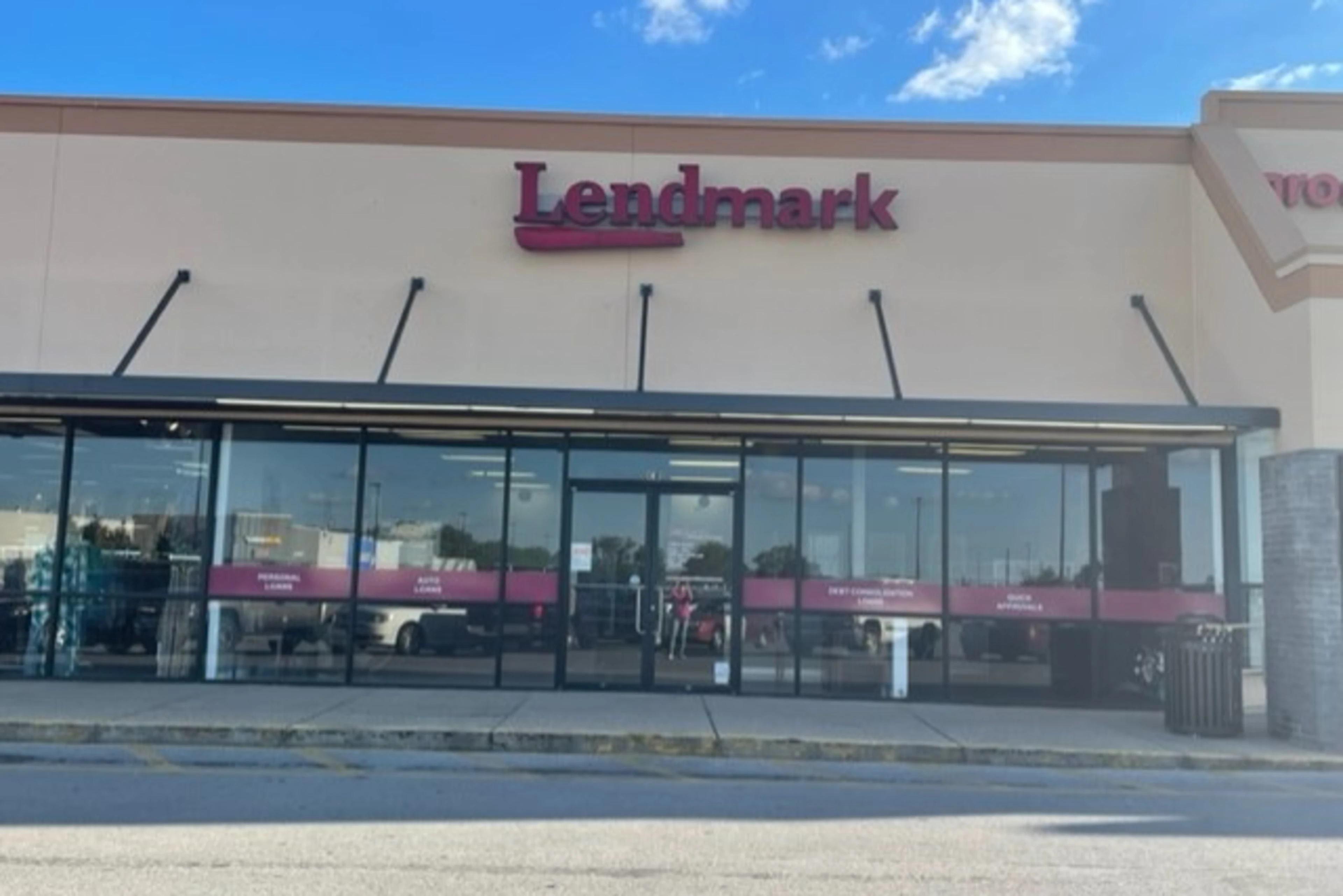 Exterior view of the branch location.