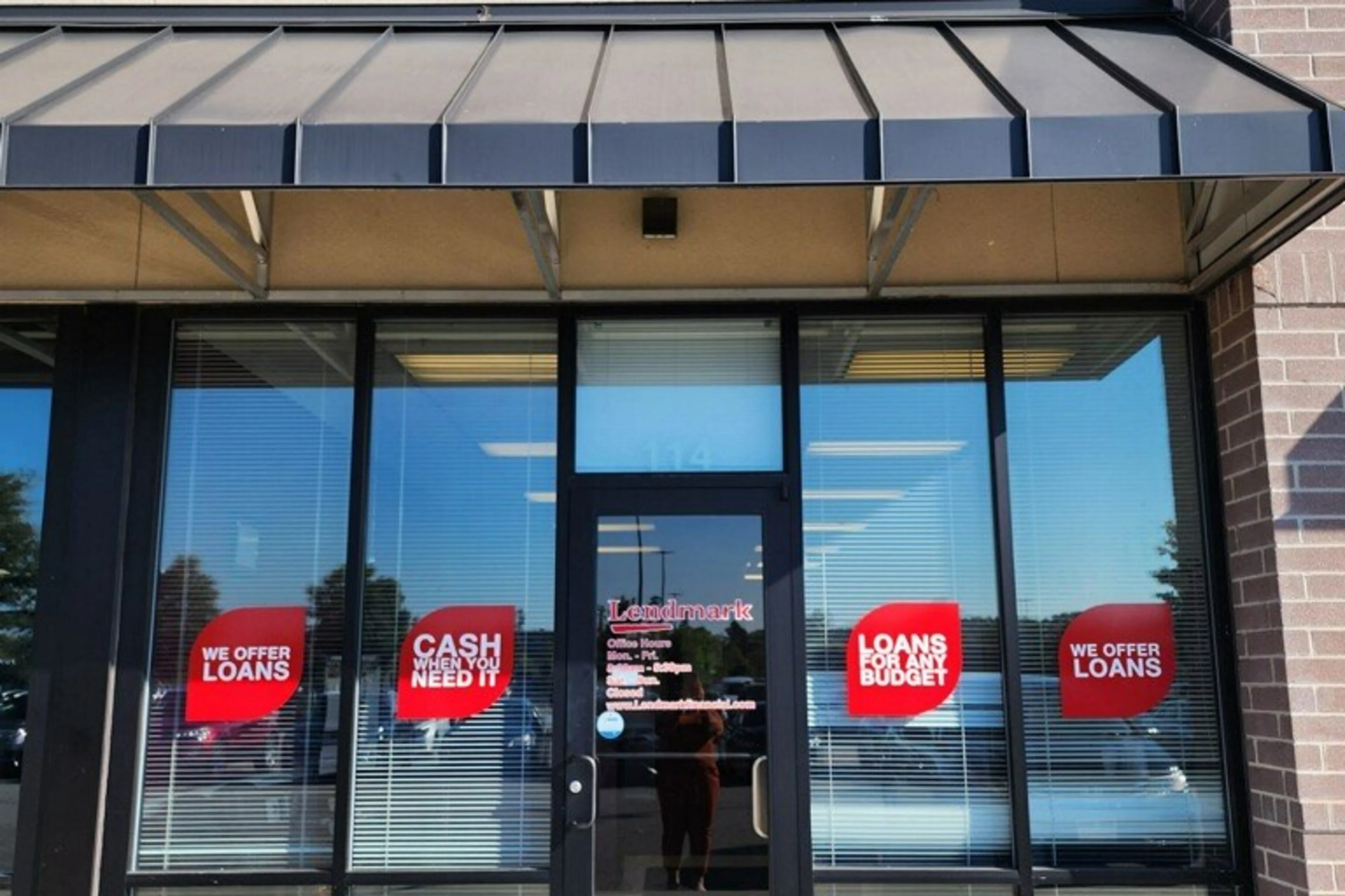 Exterior view of the branch location.