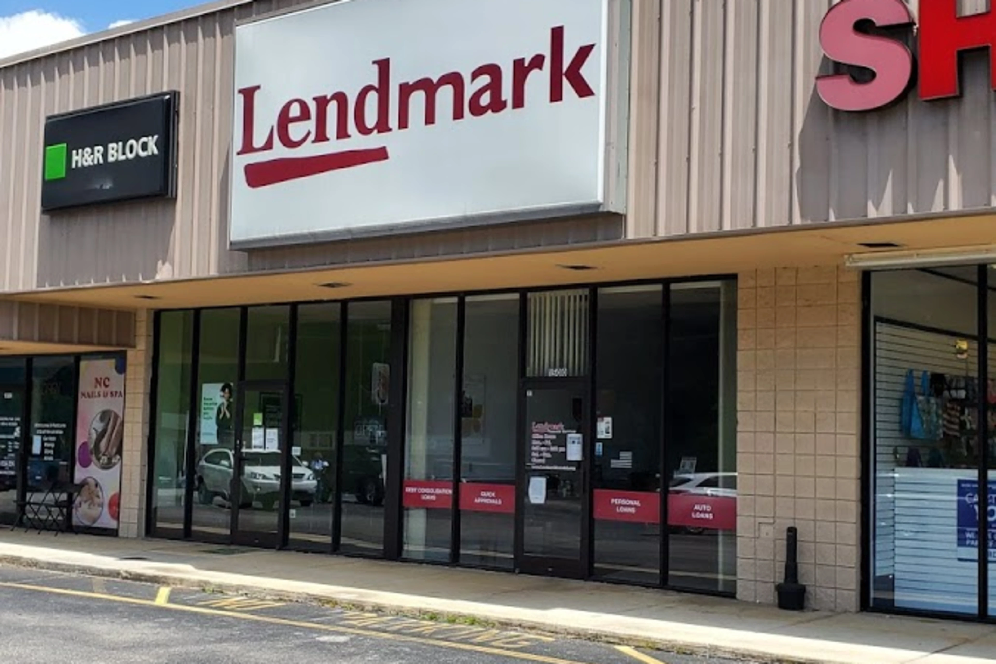 Exterior view of the branch location.