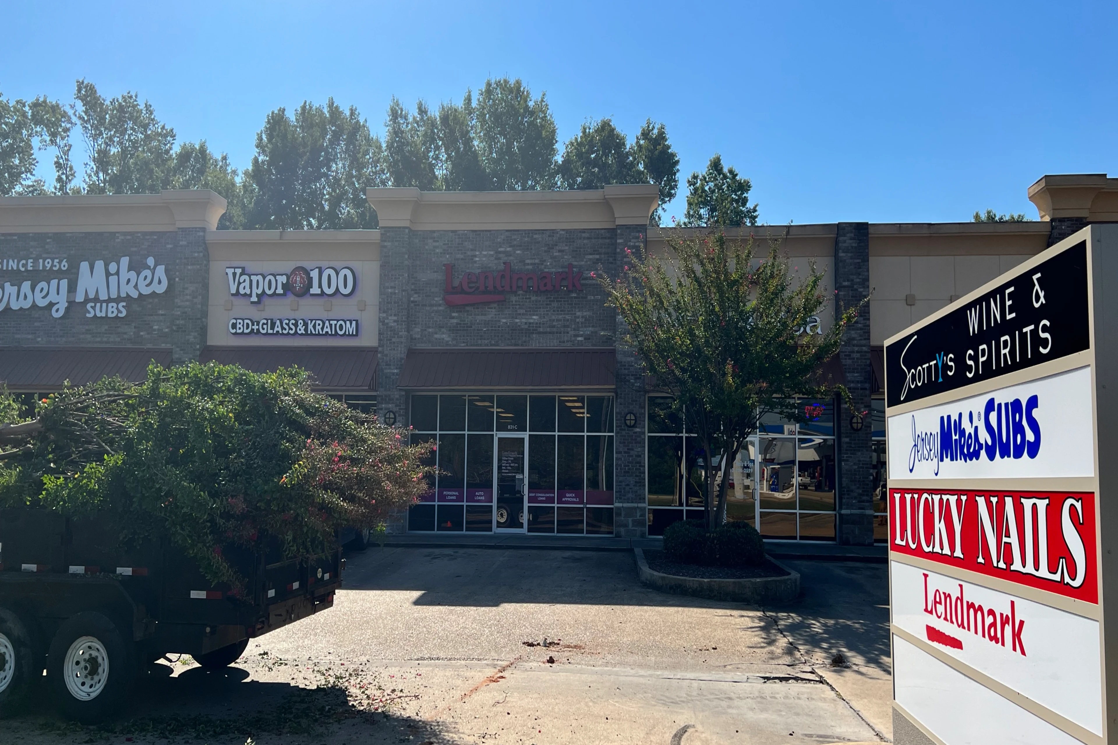 Exterior view of the branch location.