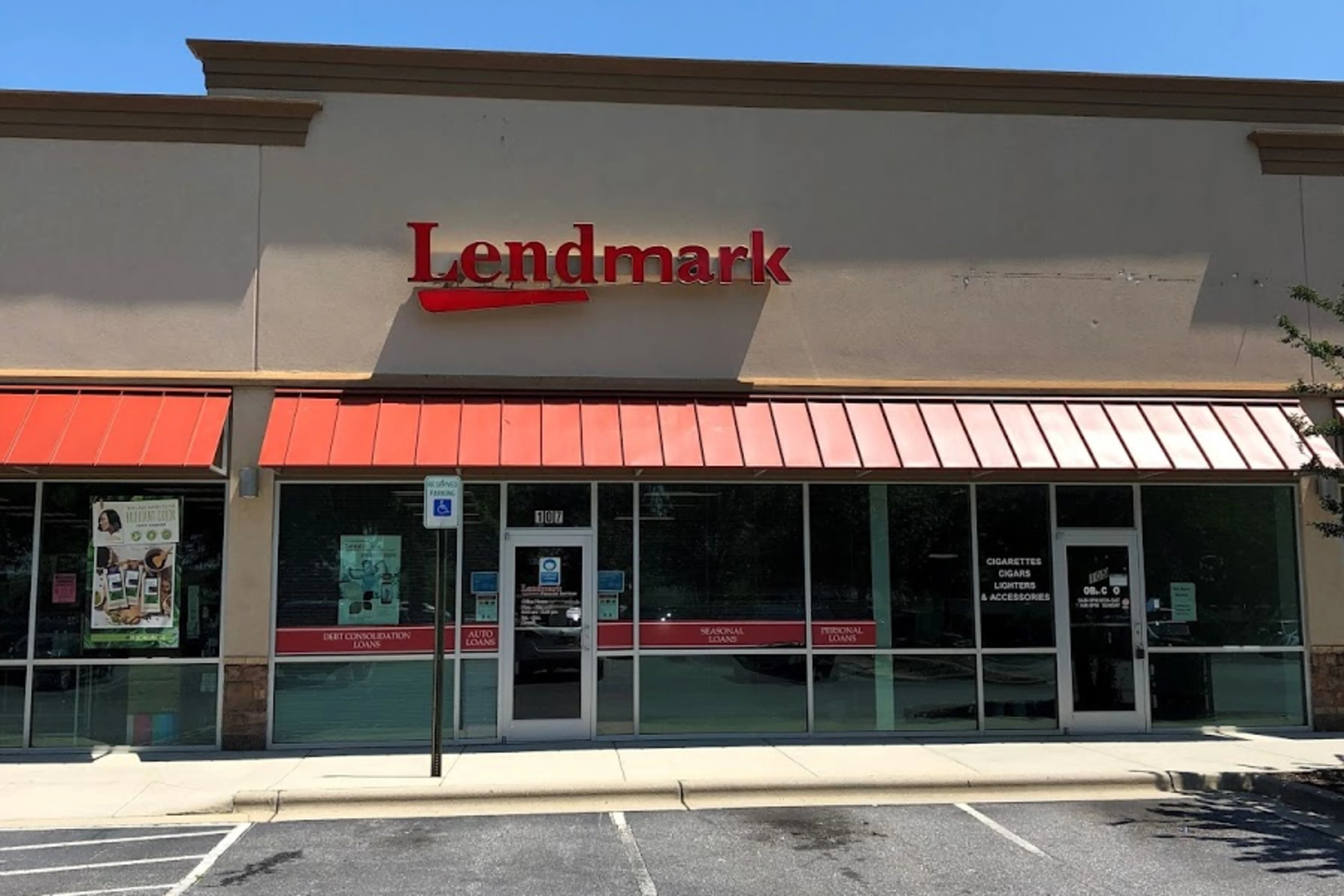 Exterior view of the branch location.