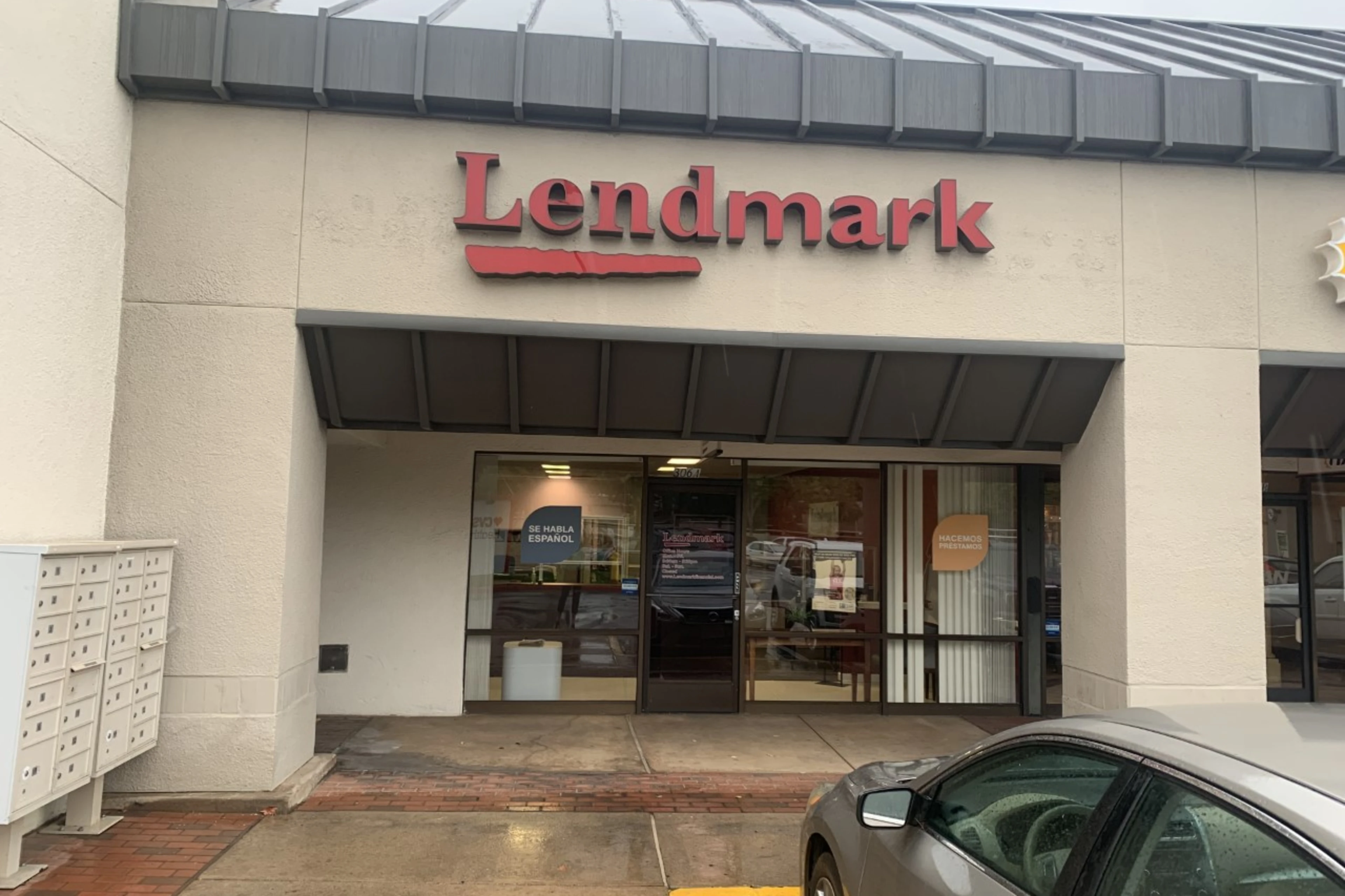 Exterior view of the branch location.