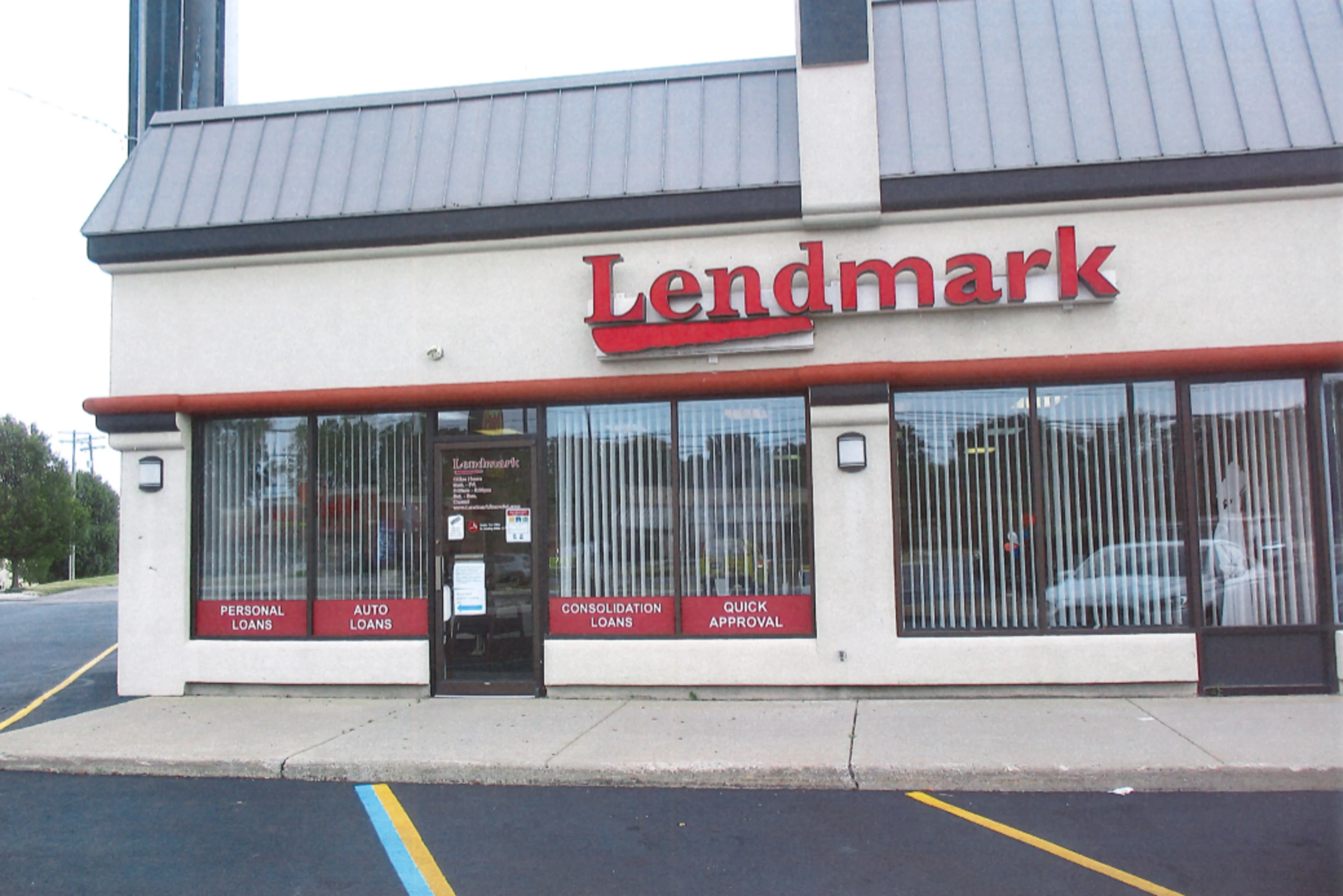 Exterior view of the branch location.