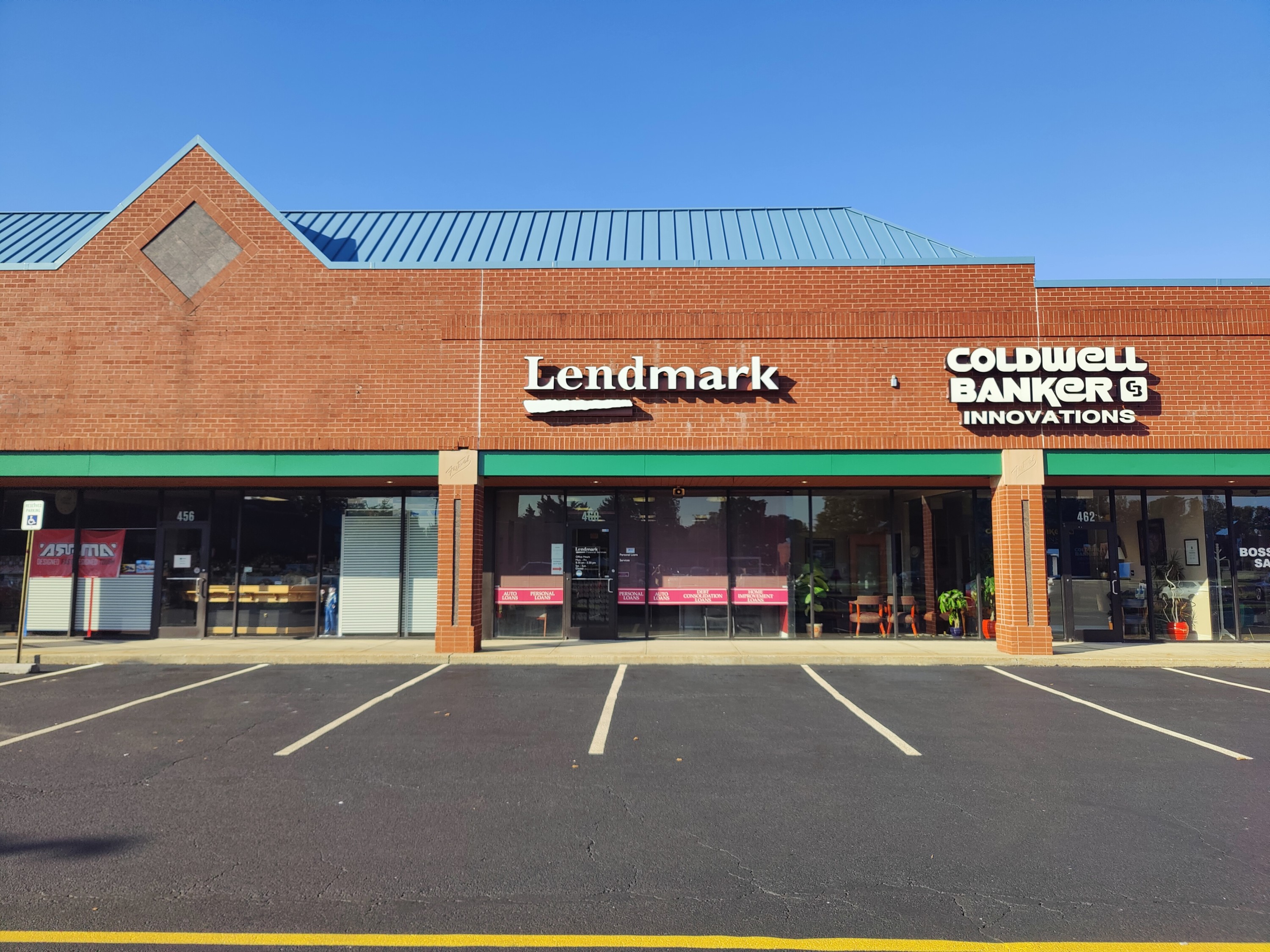 Exterior view of the branch location.