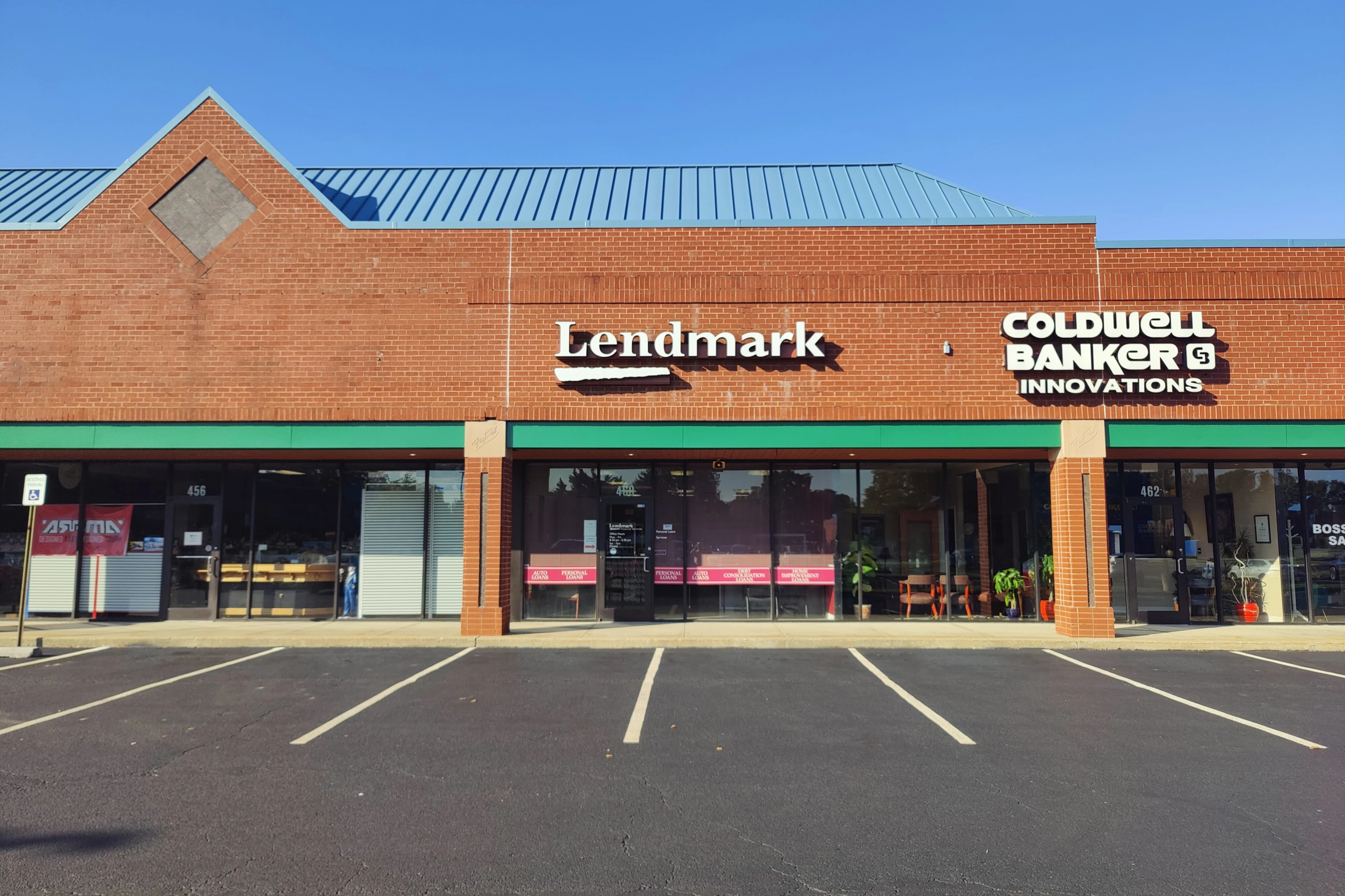 Exterior view of the branch location.
