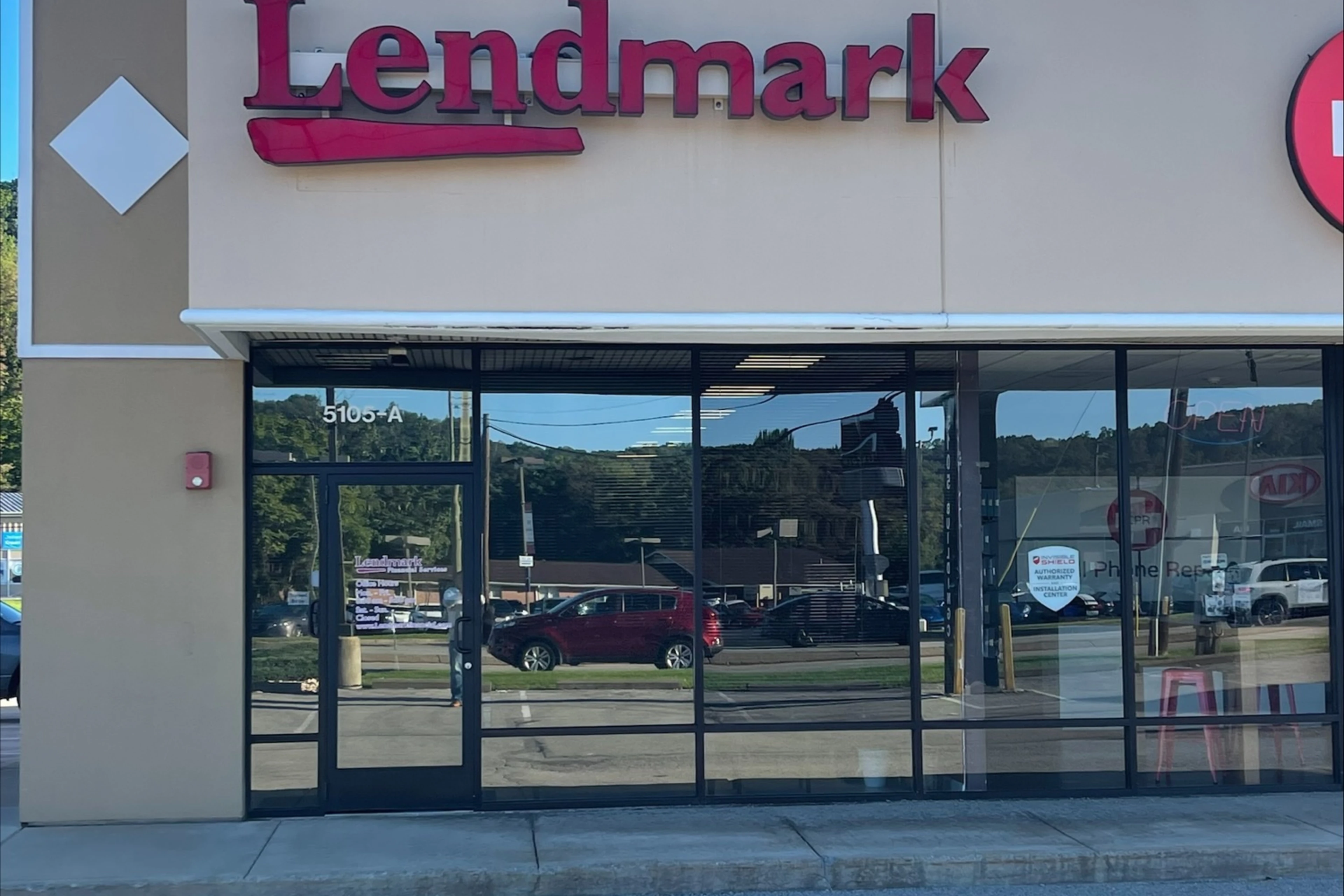 Exterior view of the branch location.