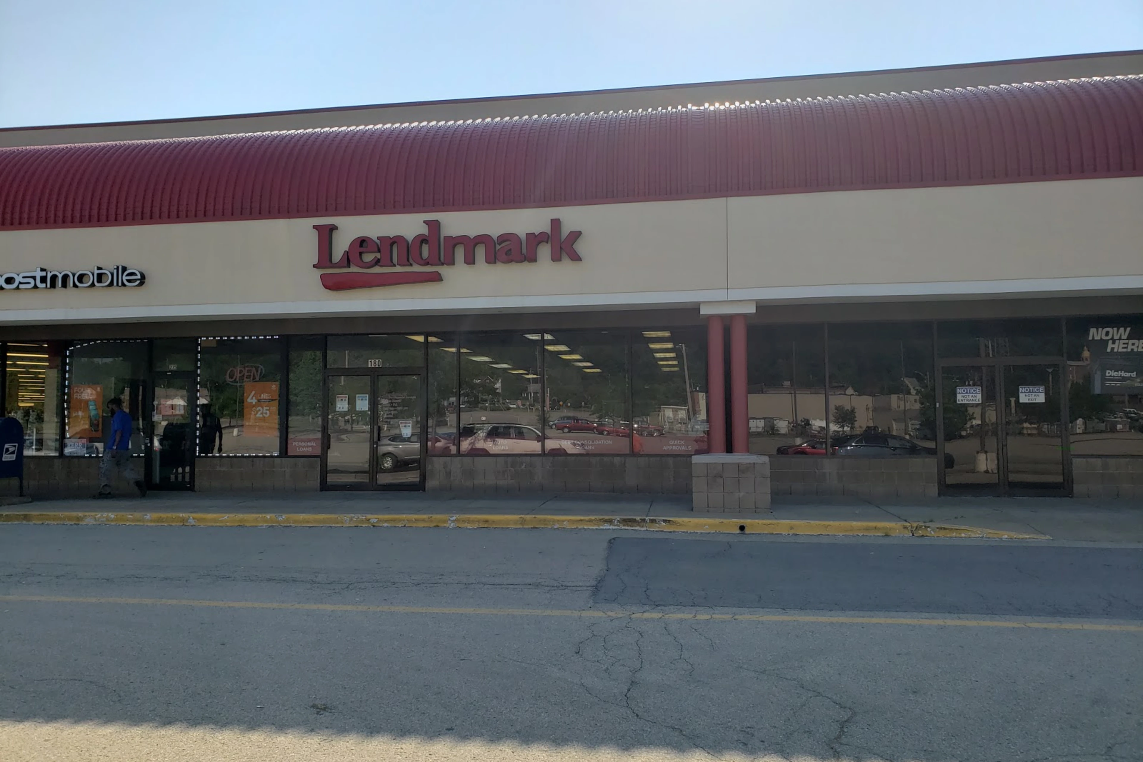 Exterior view of the branch location.