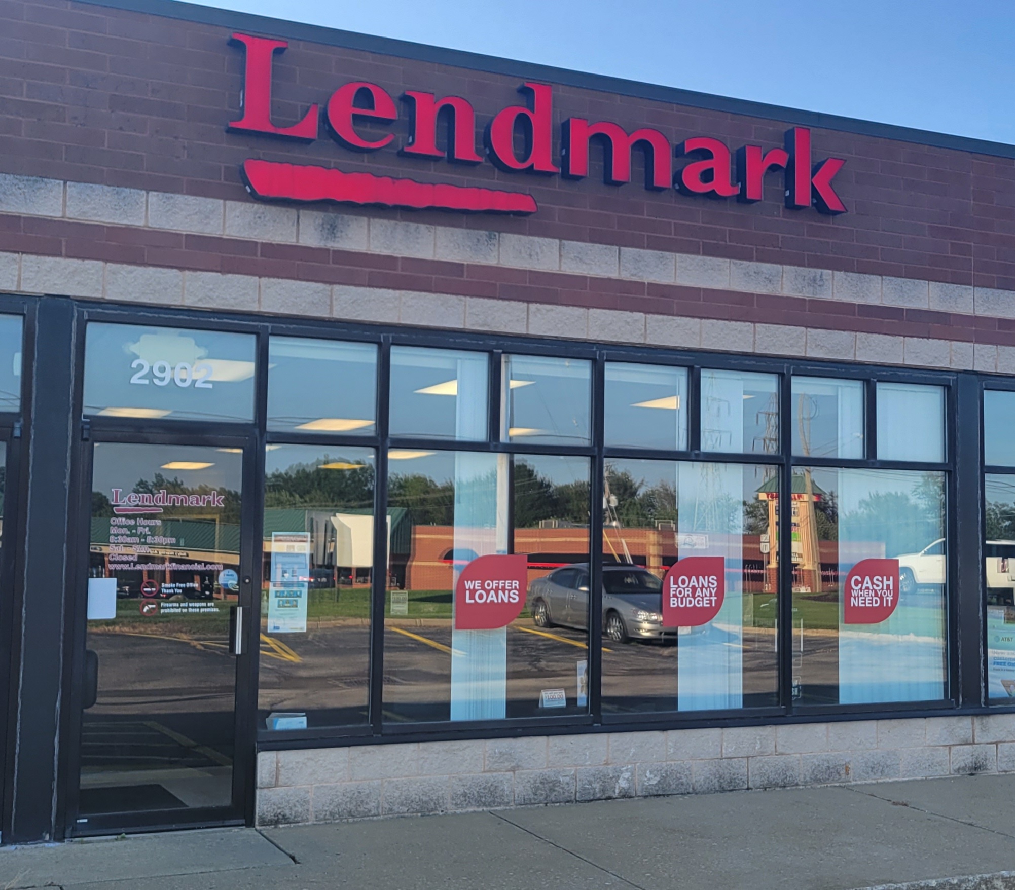 Exterior view of the branch location.