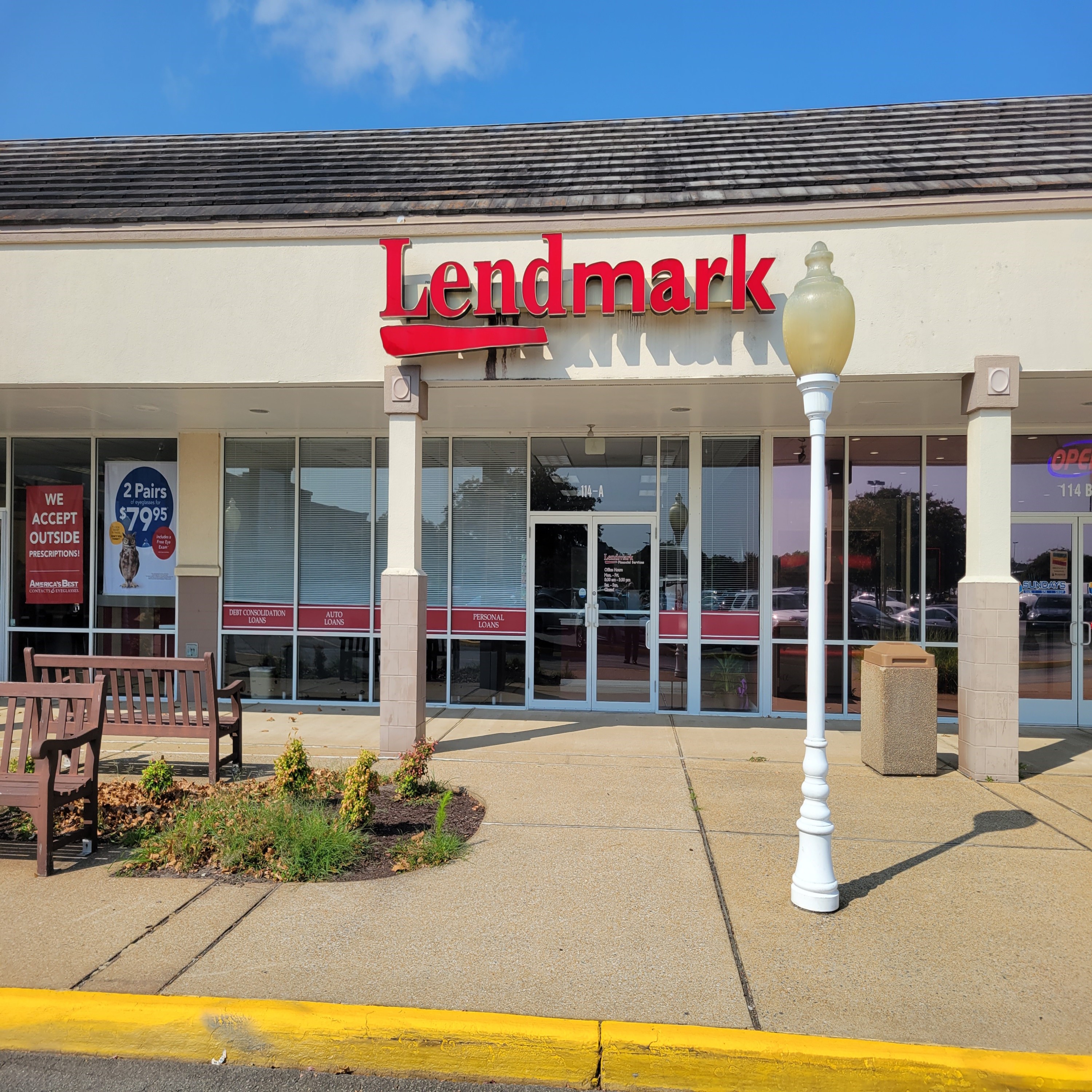 Exterior view of the branch location.