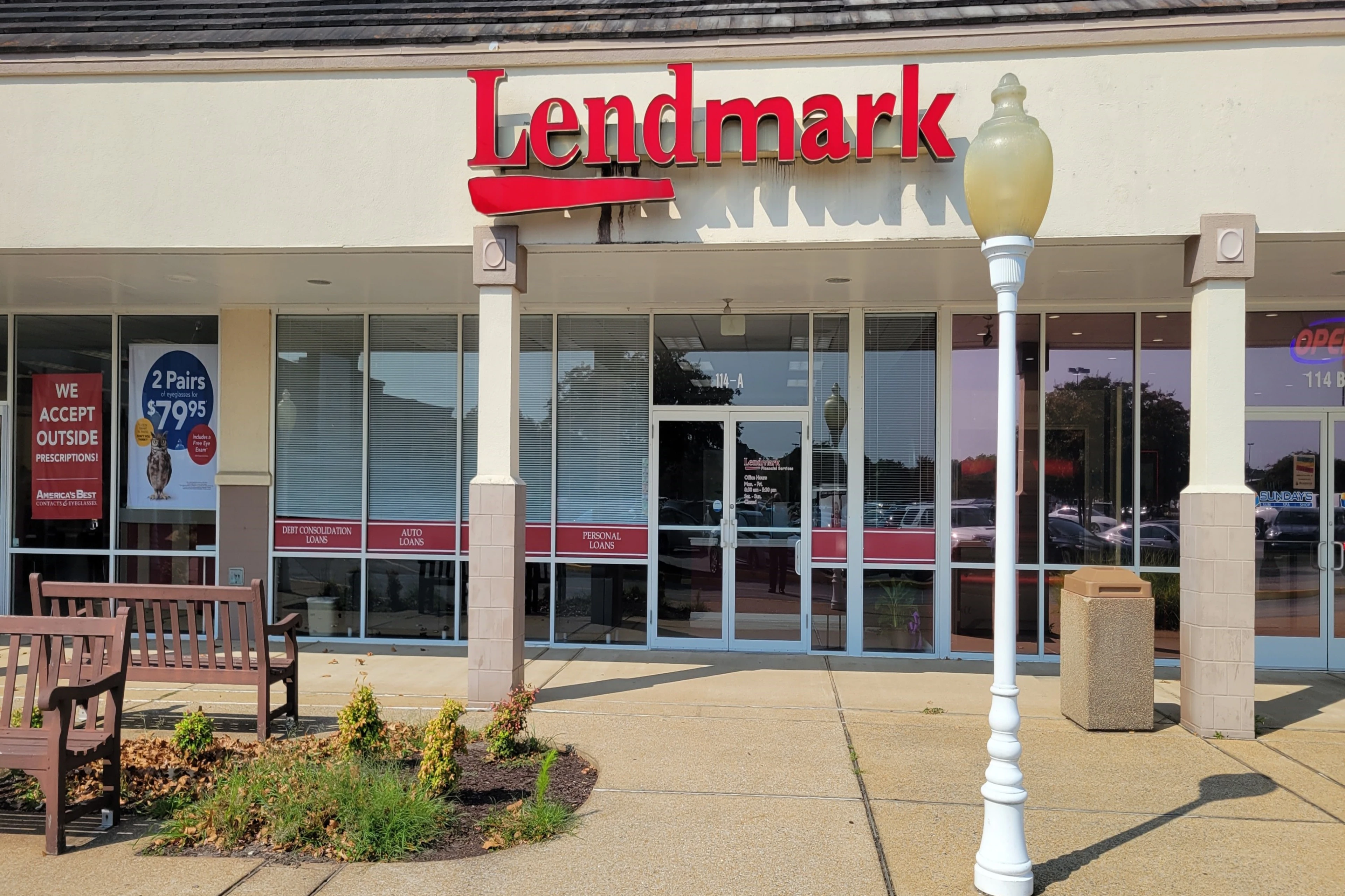 Exterior view of the branch location.