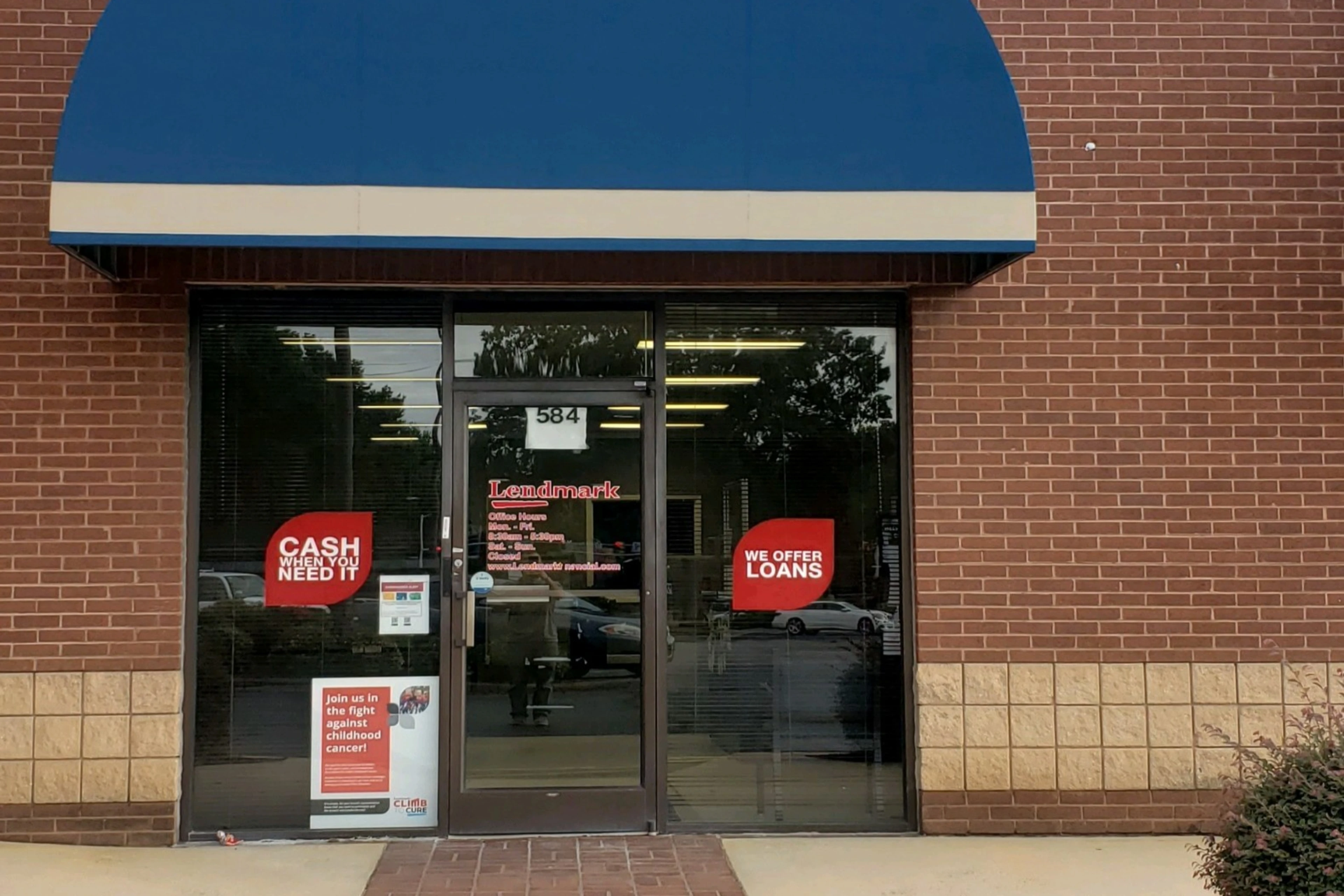 Exterior view of the branch location.