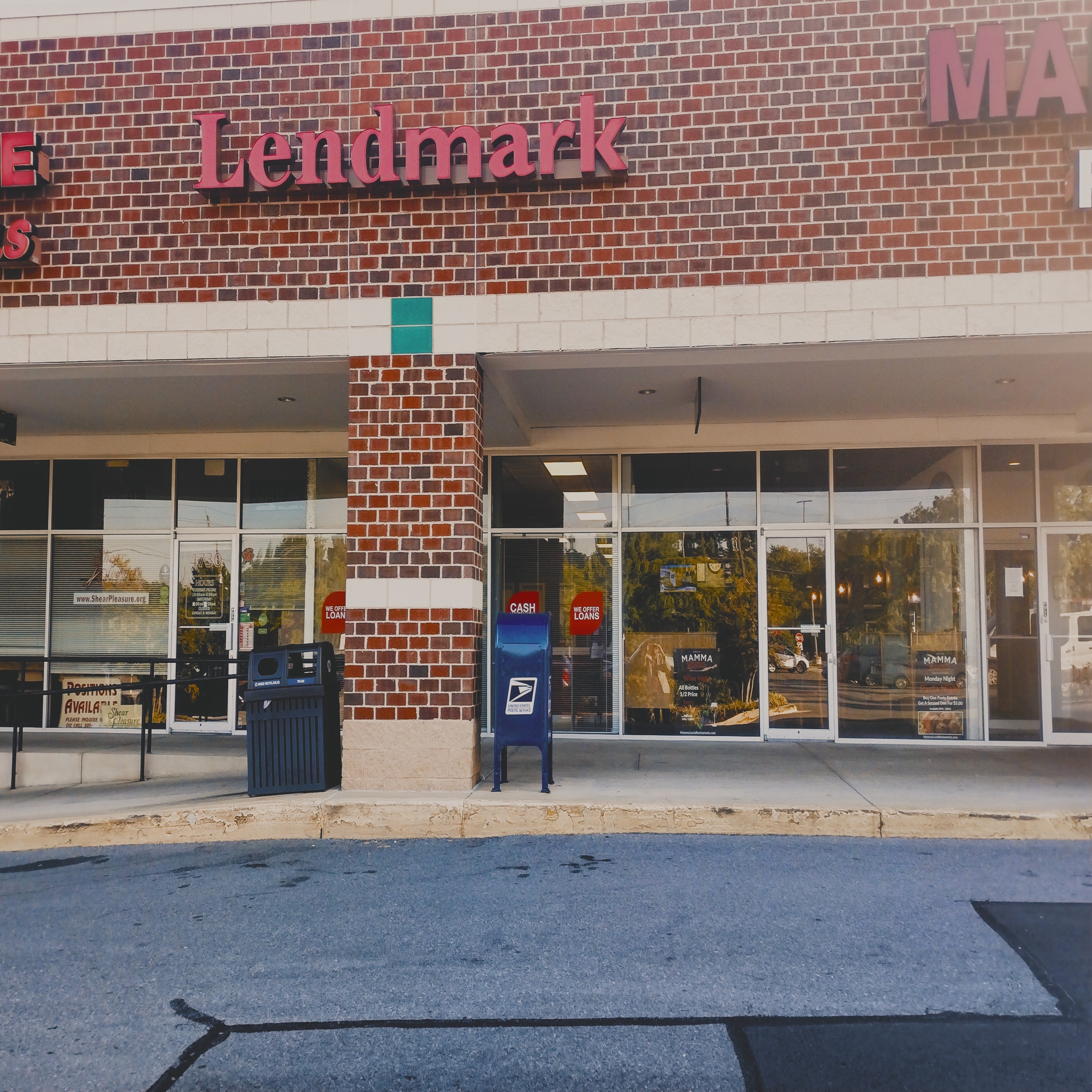 Exterior view of the branch location.