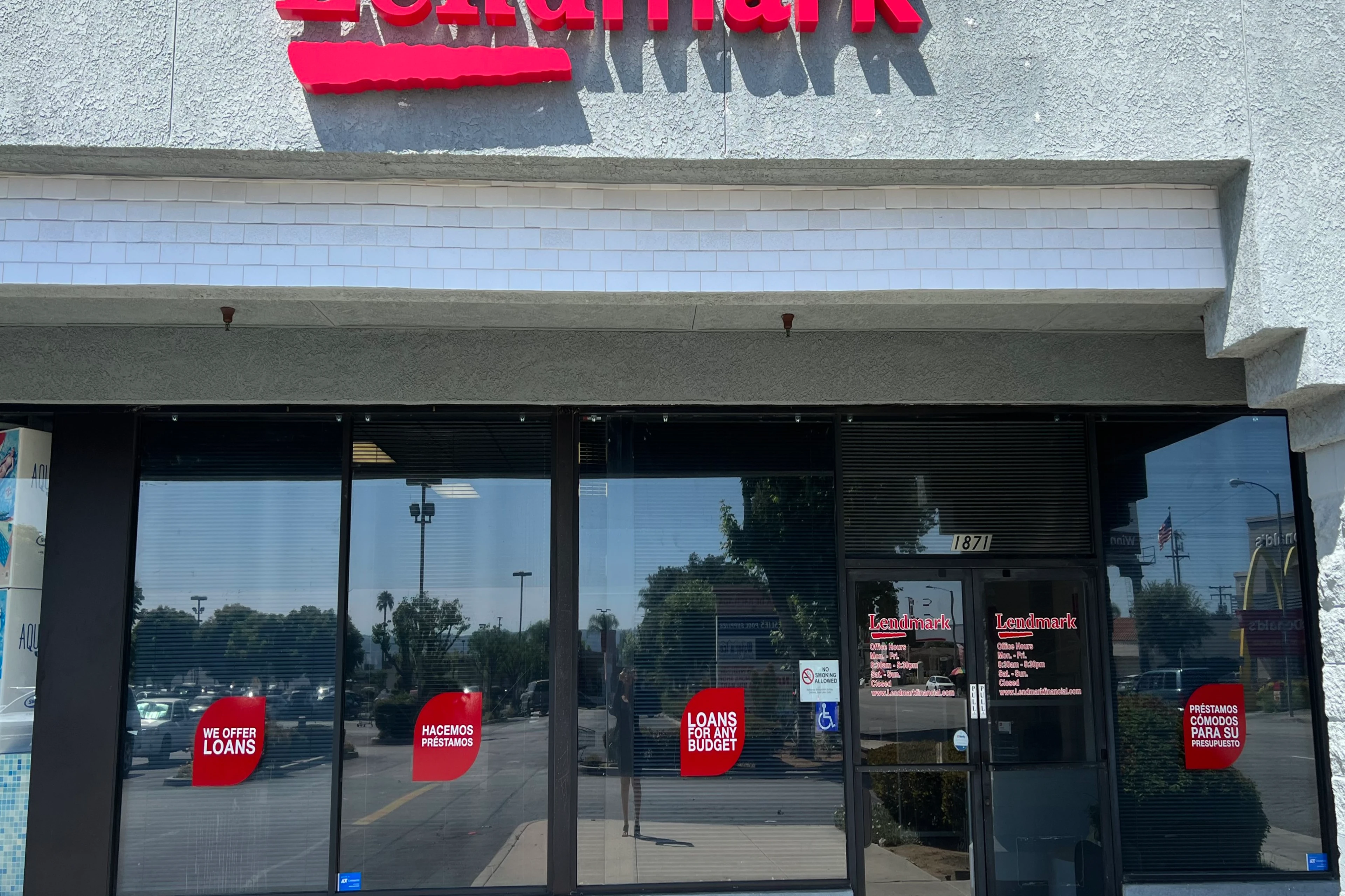 Exterior view of the branch location.