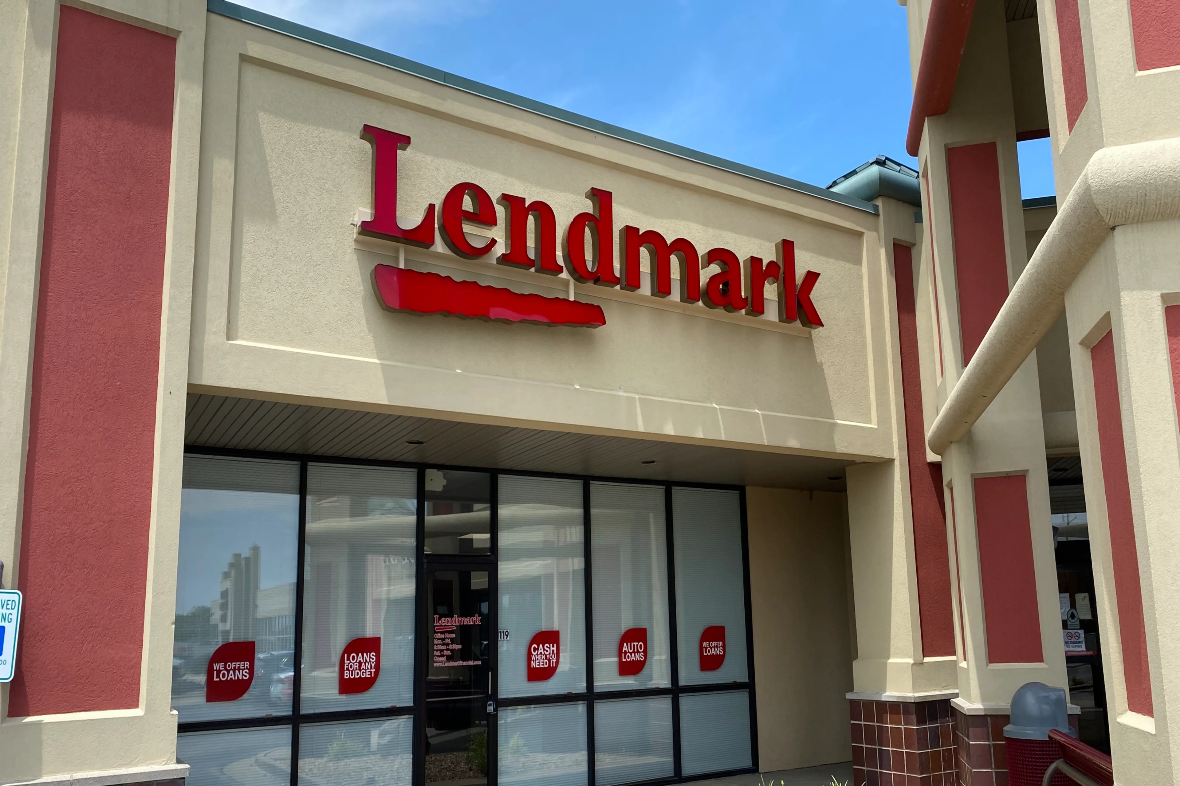 Exterior view of the branch location.