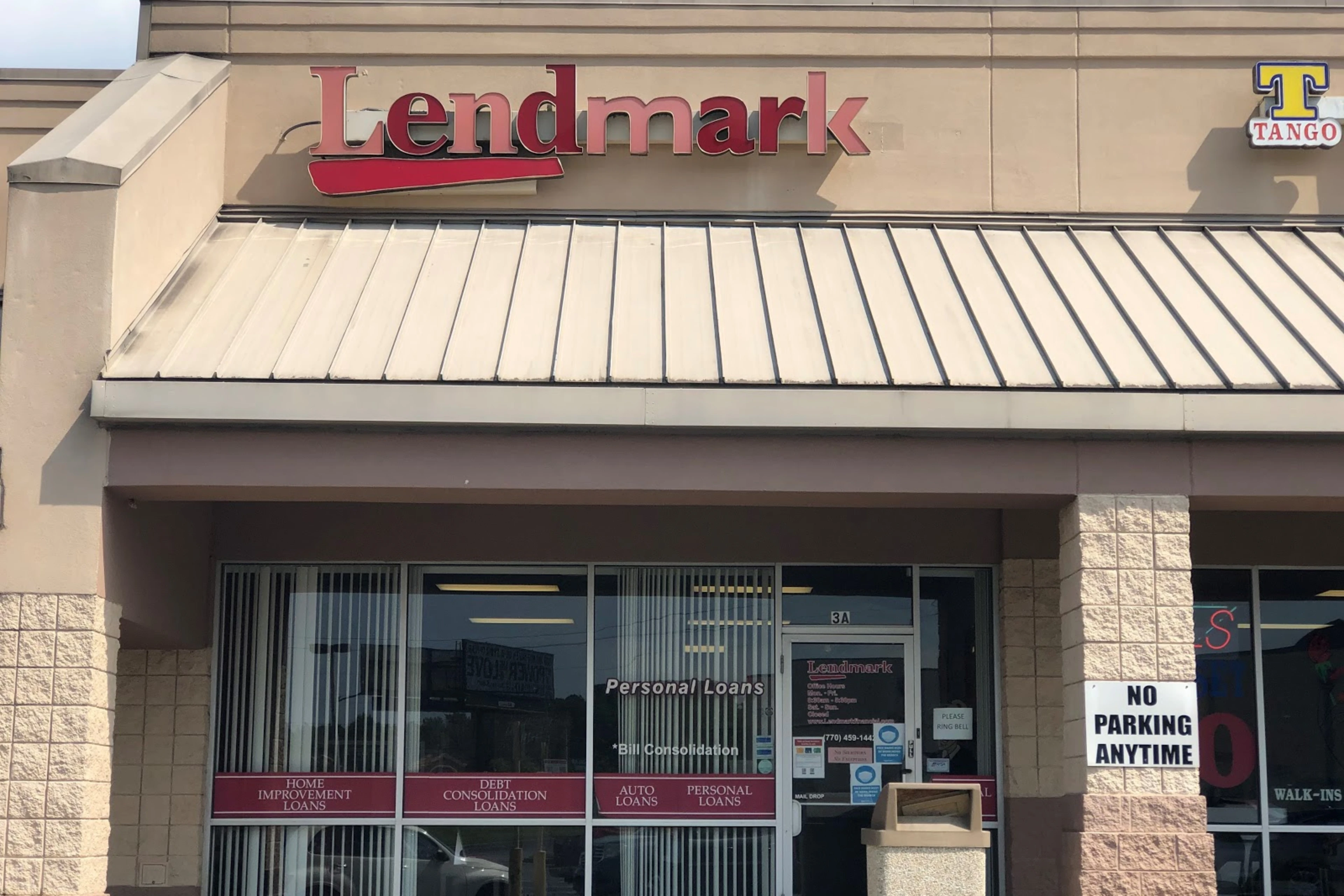 Exterior view of the branch location.