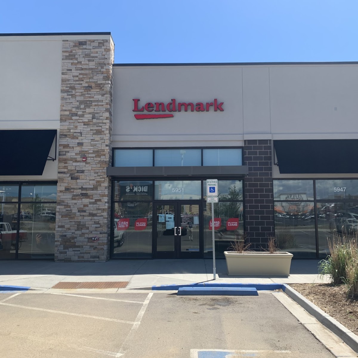 Exterior view of the branch location.
