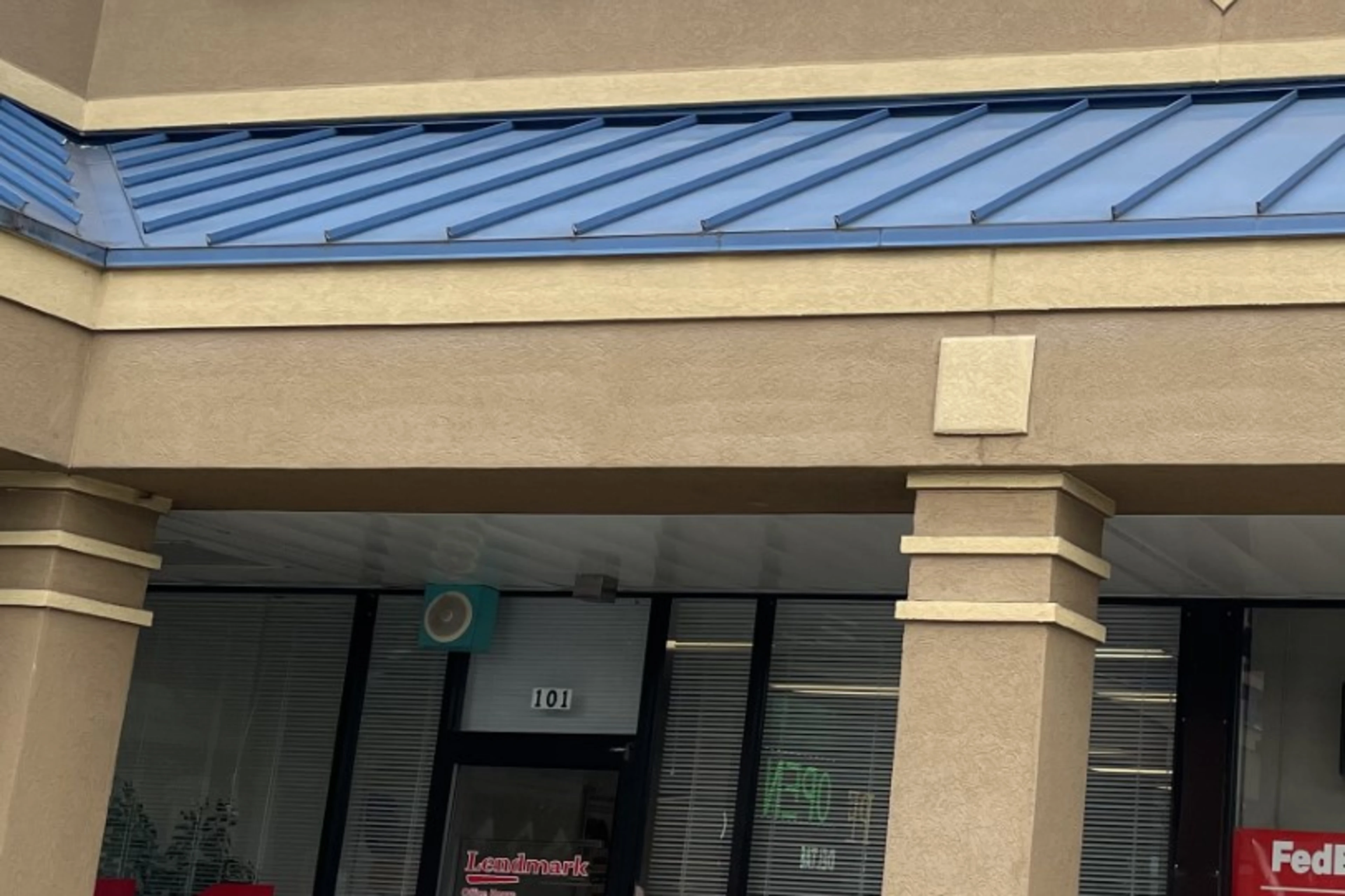 Exterior view of the branch location.
