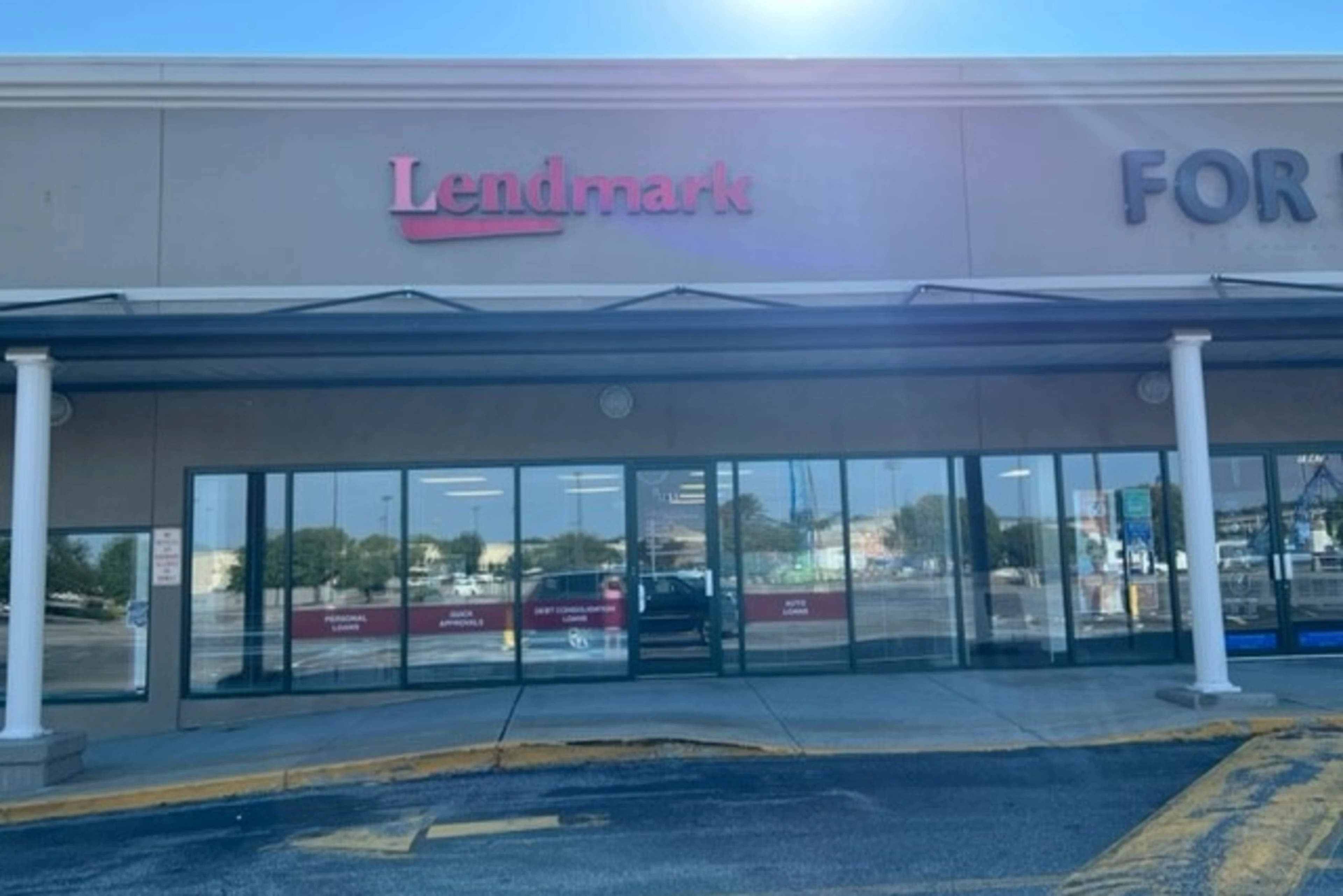Exterior view of the branch location.