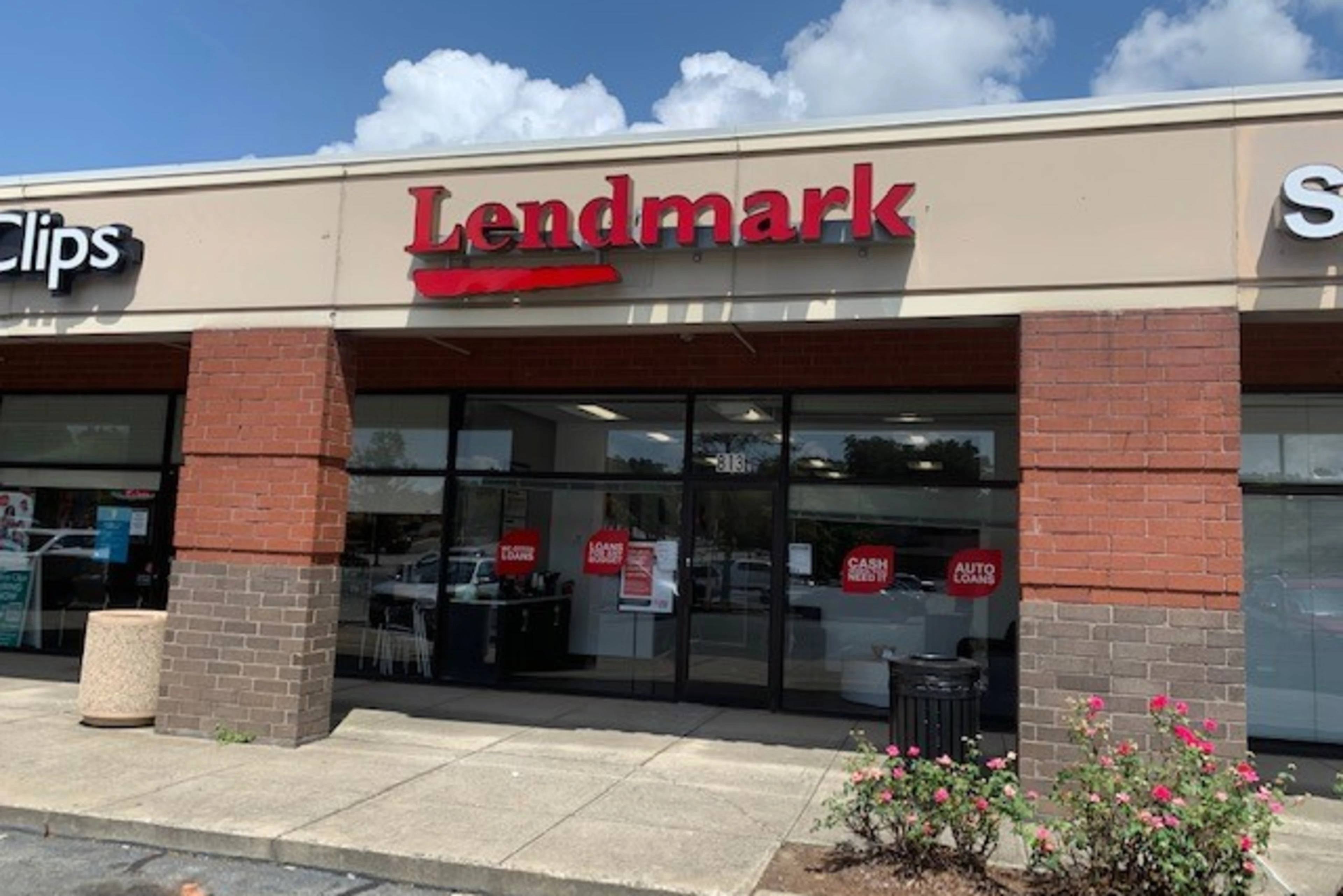 Exterior view of the branch location.