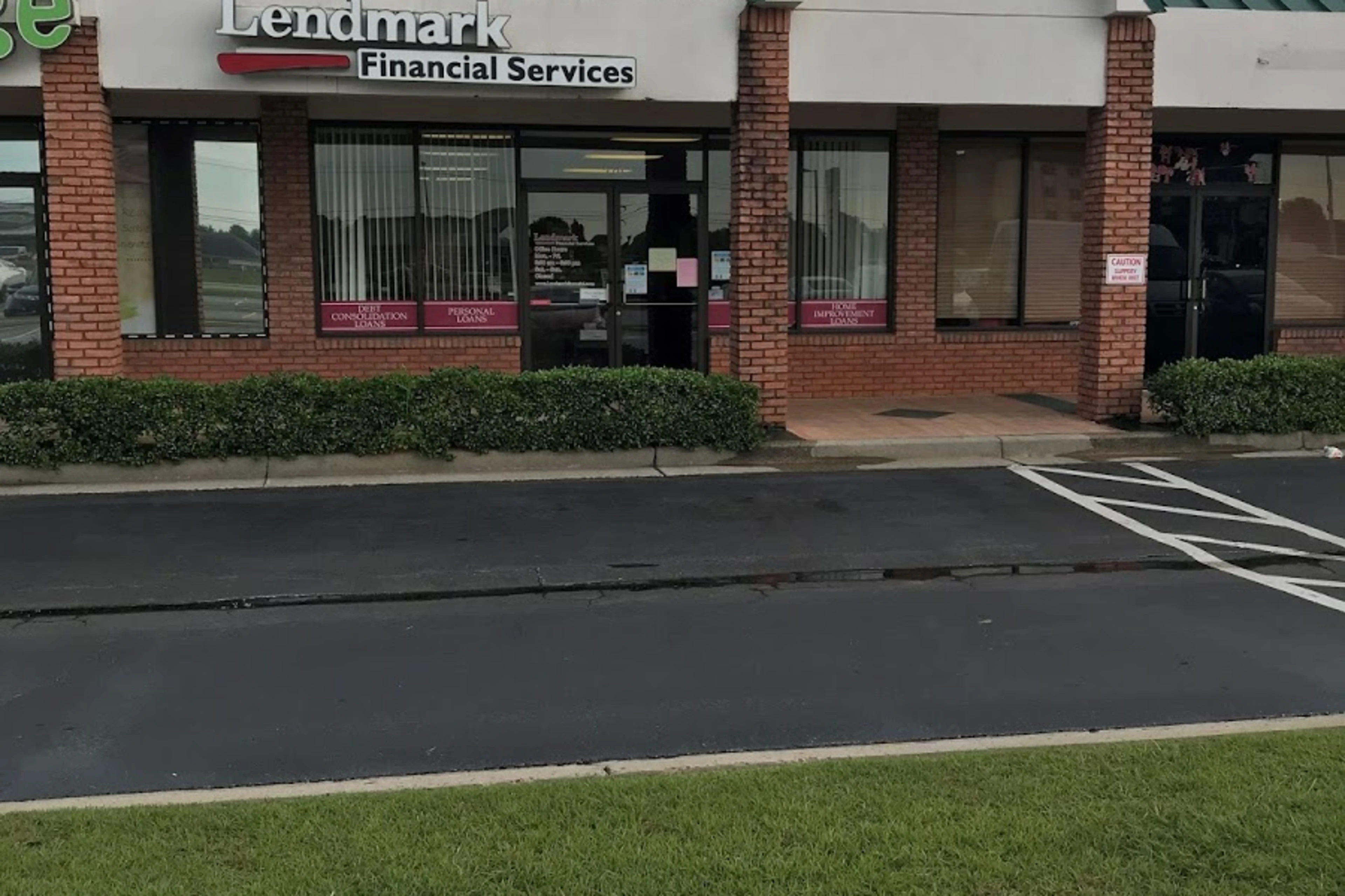 Exterior view of the branch location.