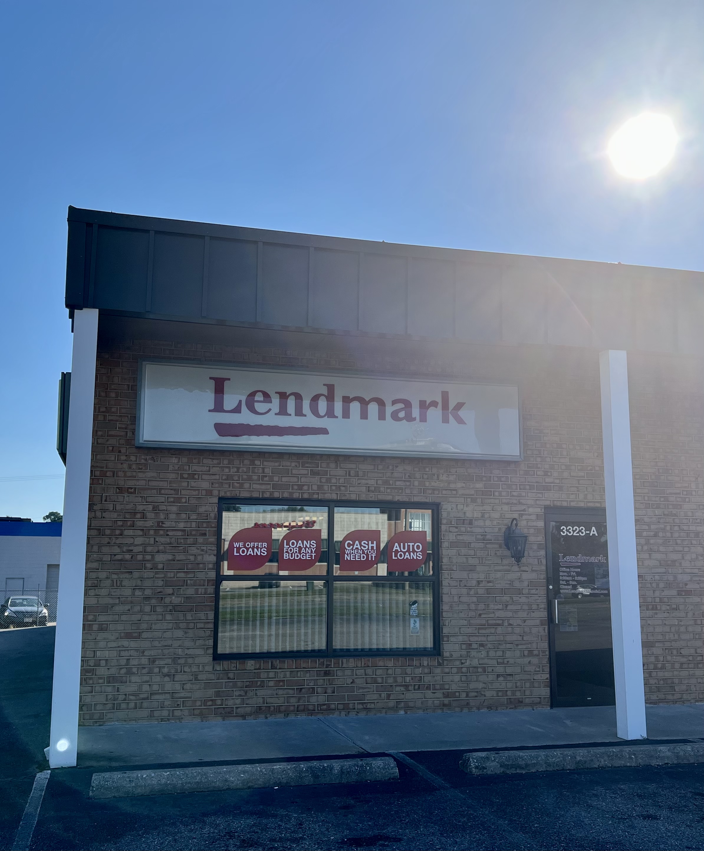 Exterior view of the branch location.
