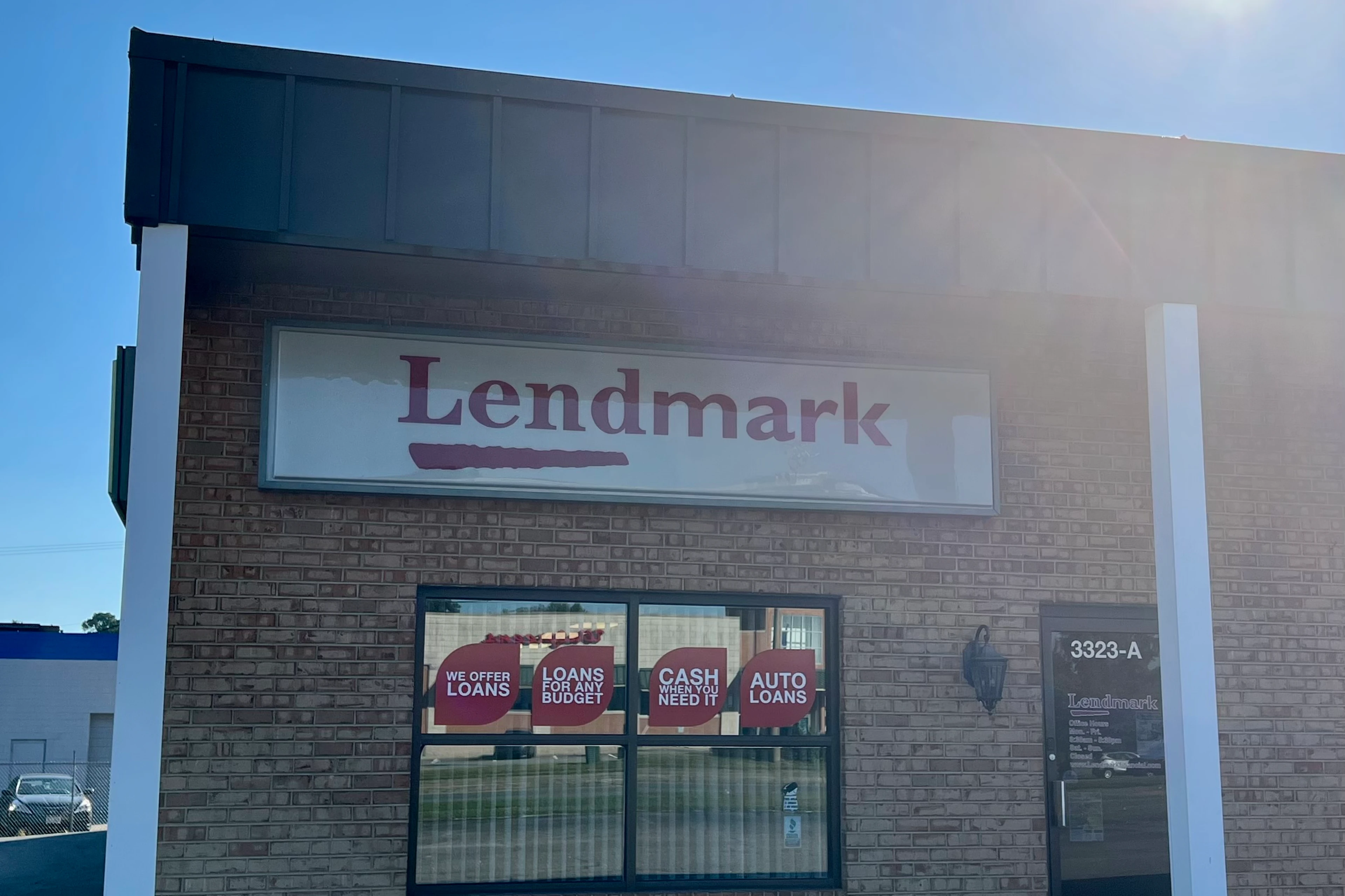 Exterior view of the branch location.