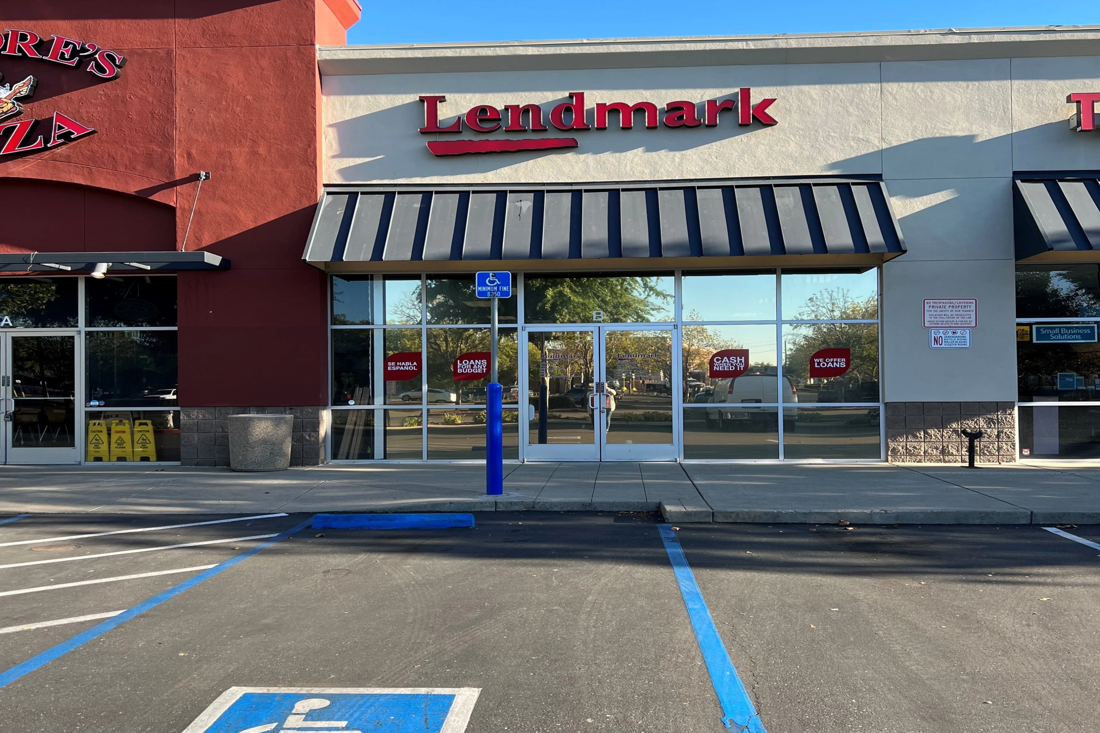 Exterior view of the branch location.