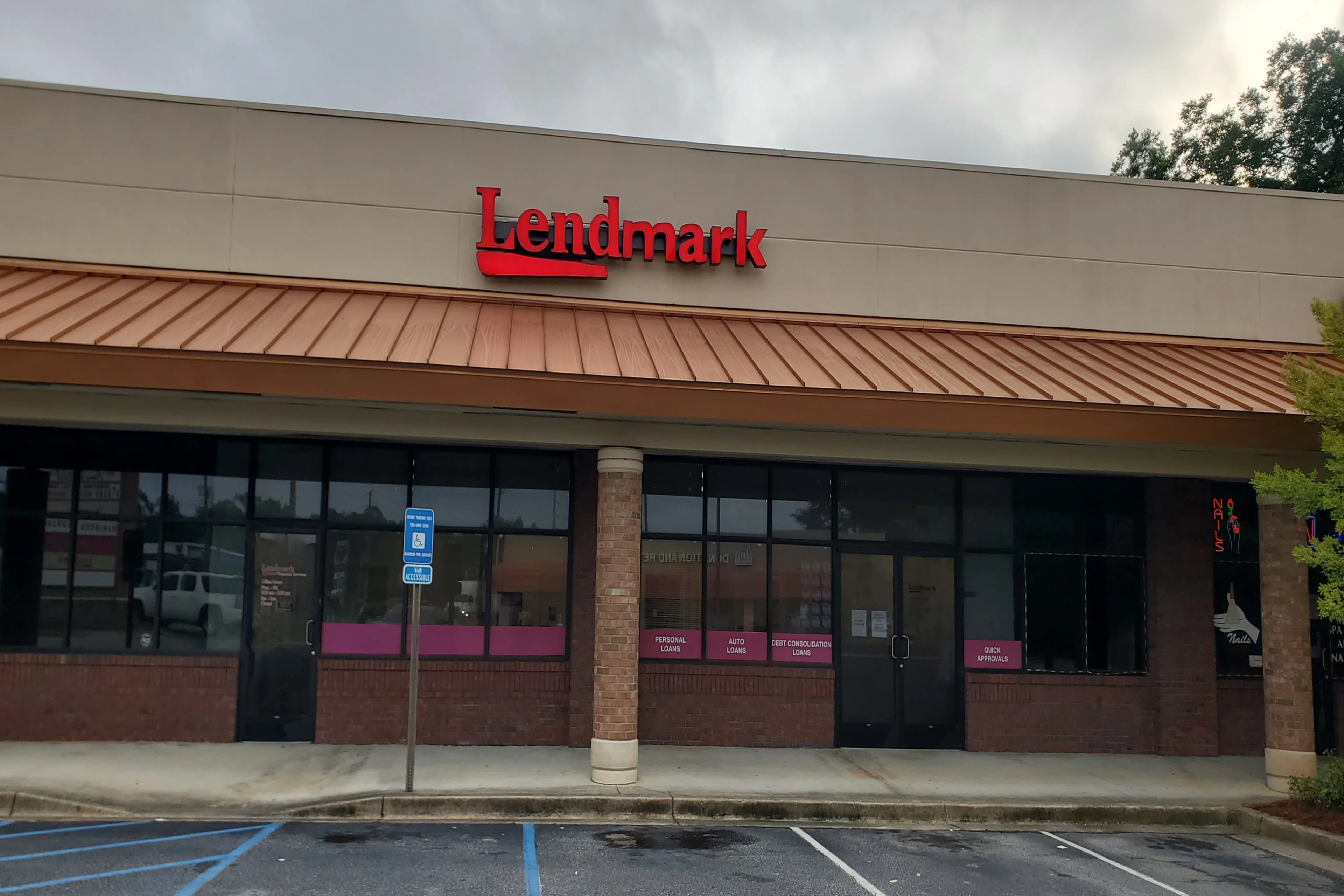 Exterior view of the branch location.
