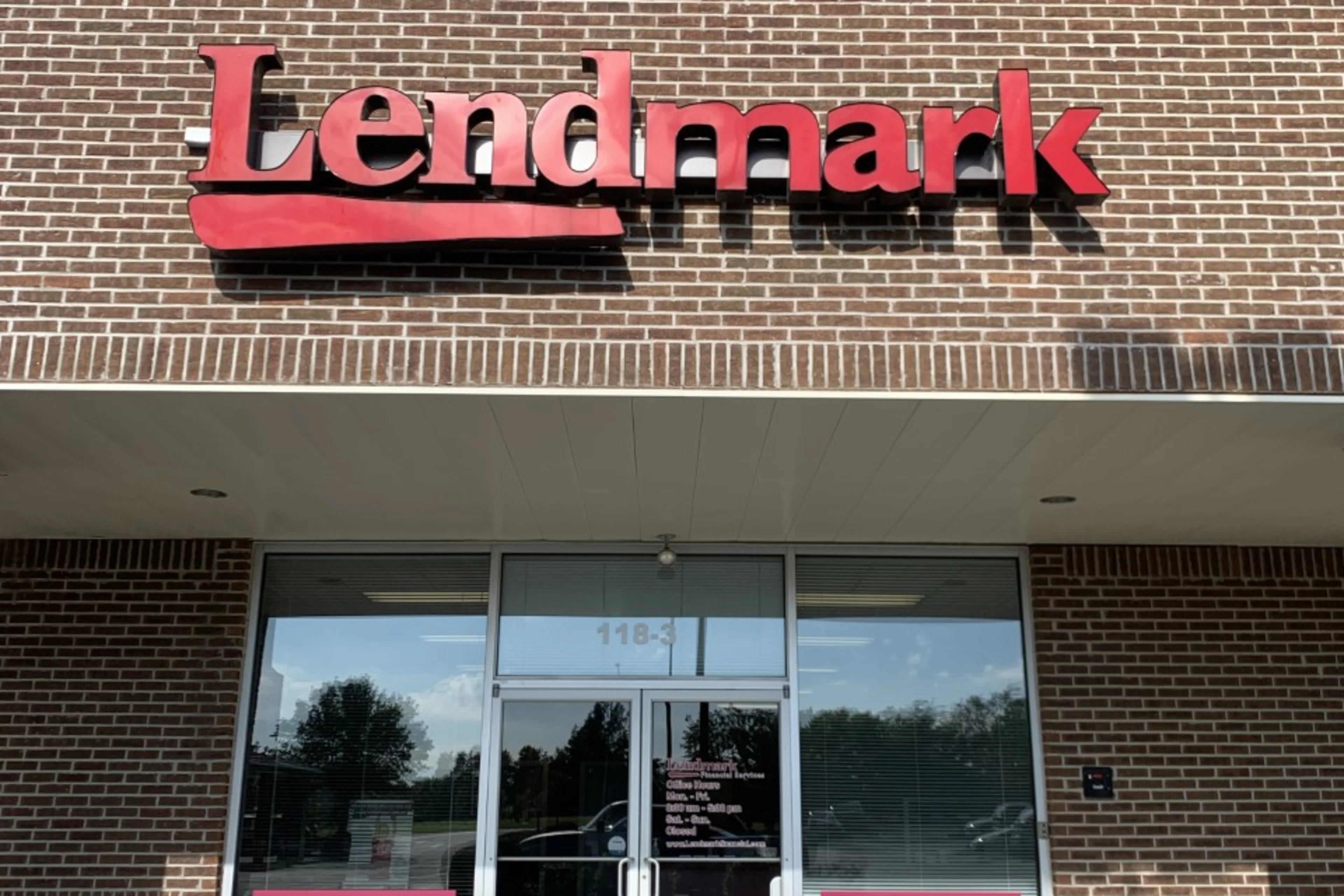 Exterior view of the branch location.
