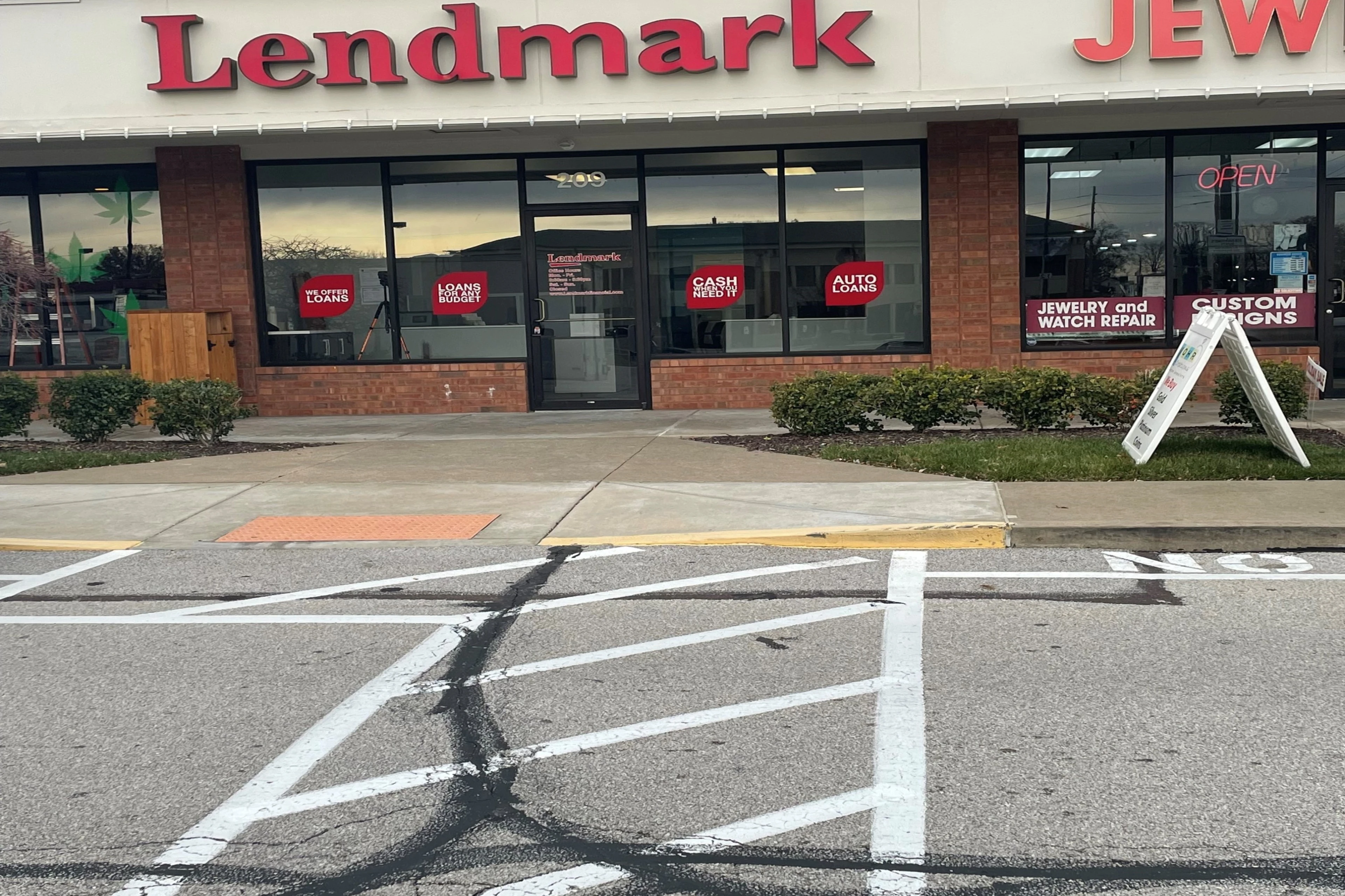 Exterior view of the branch location.