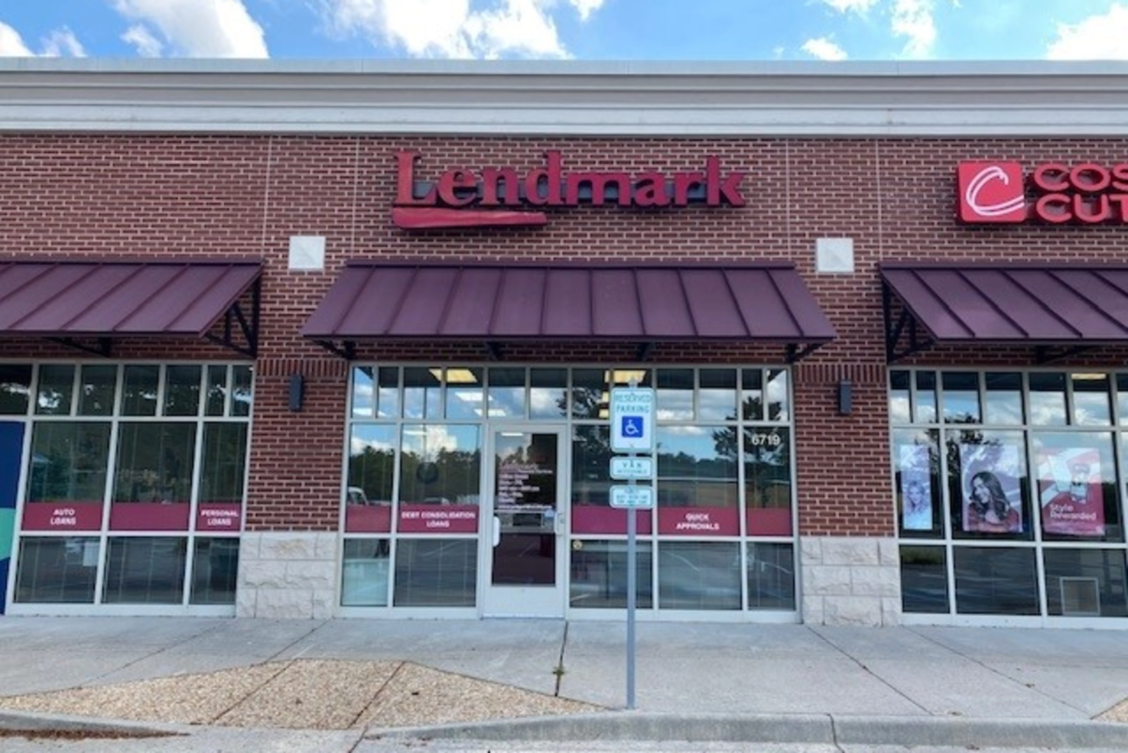 Exterior view of the branch location.
