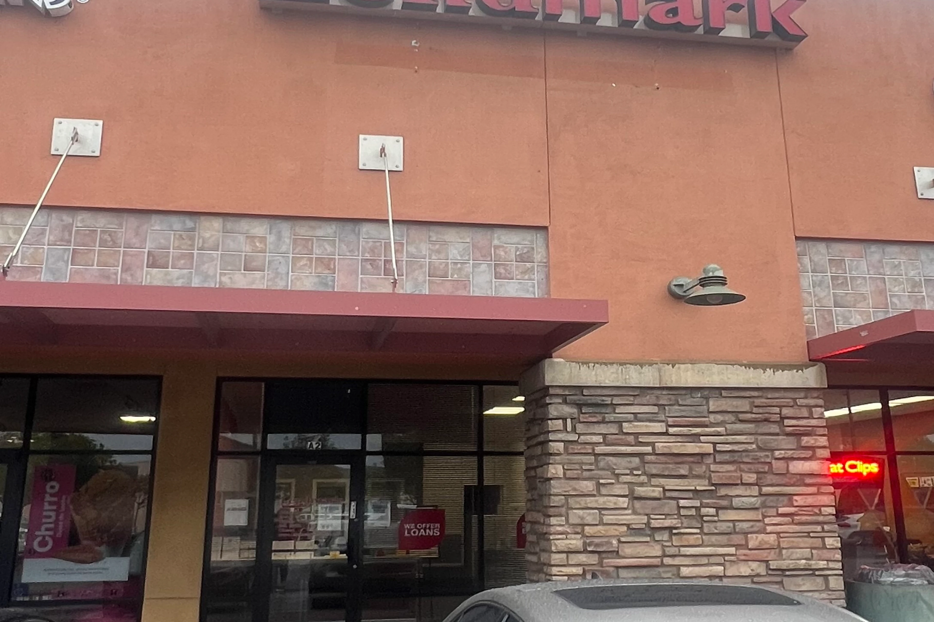 Exterior view of the branch location.