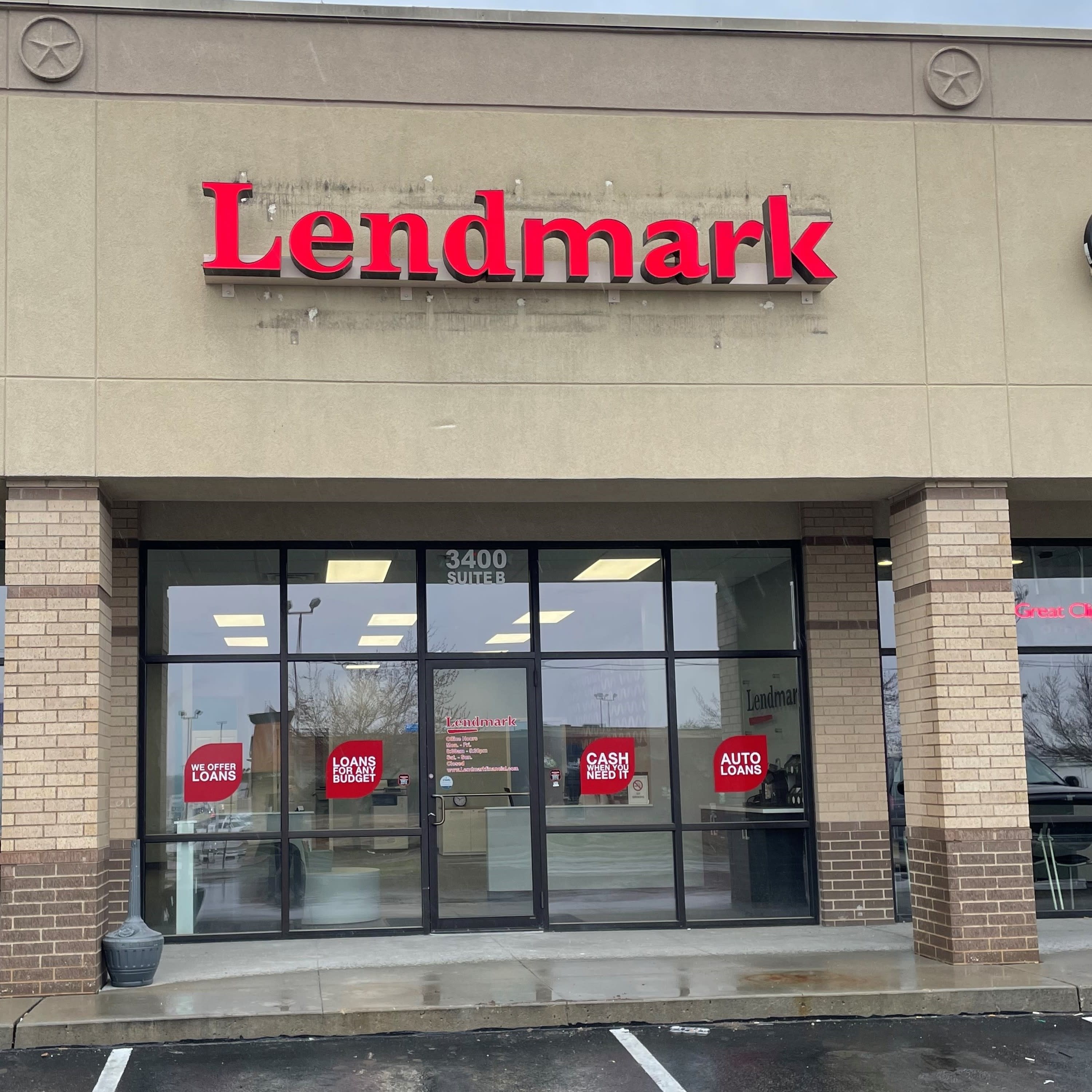 Exterior view of the branch location.