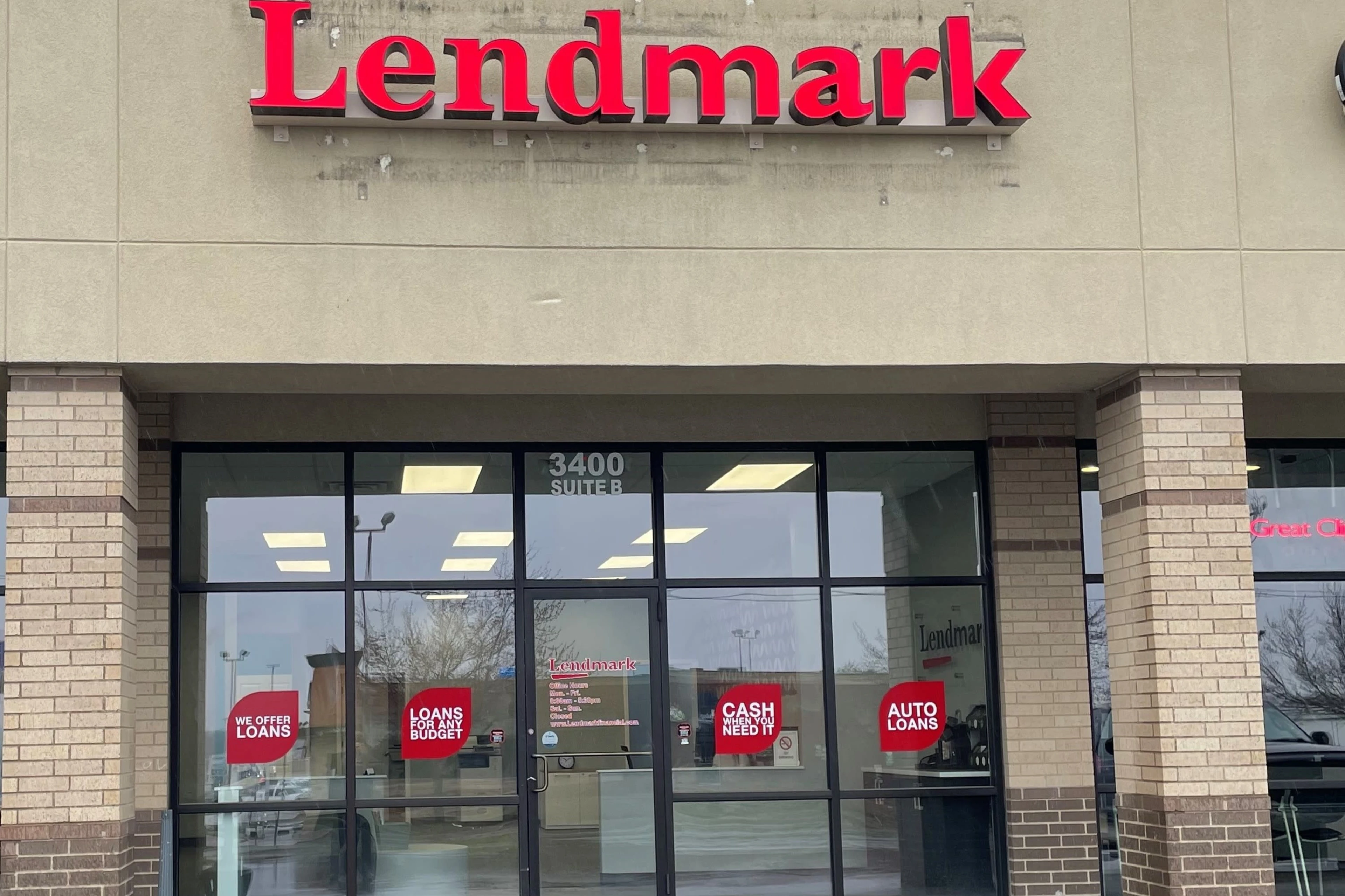 Exterior view of the branch location.