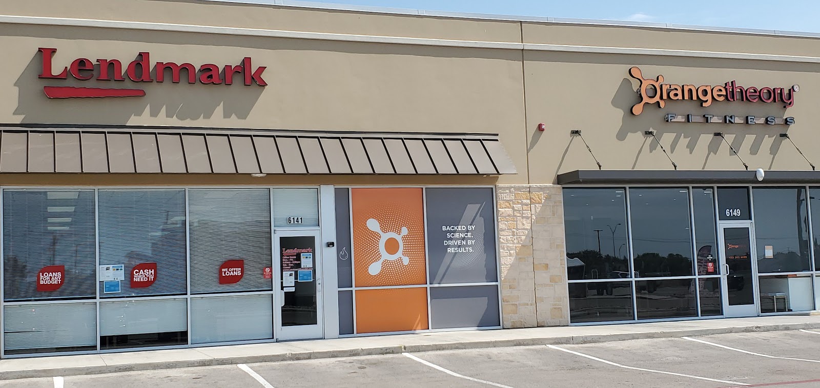 Exterior view of the branch location.